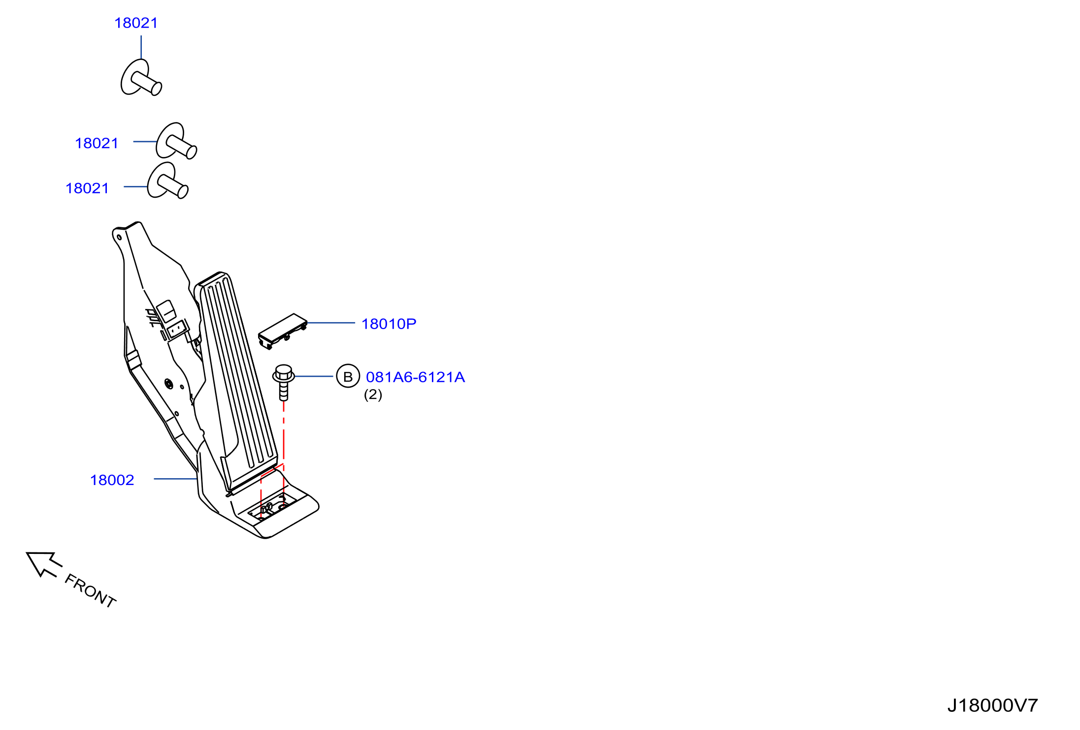 Accelerator Linkage F / Standard