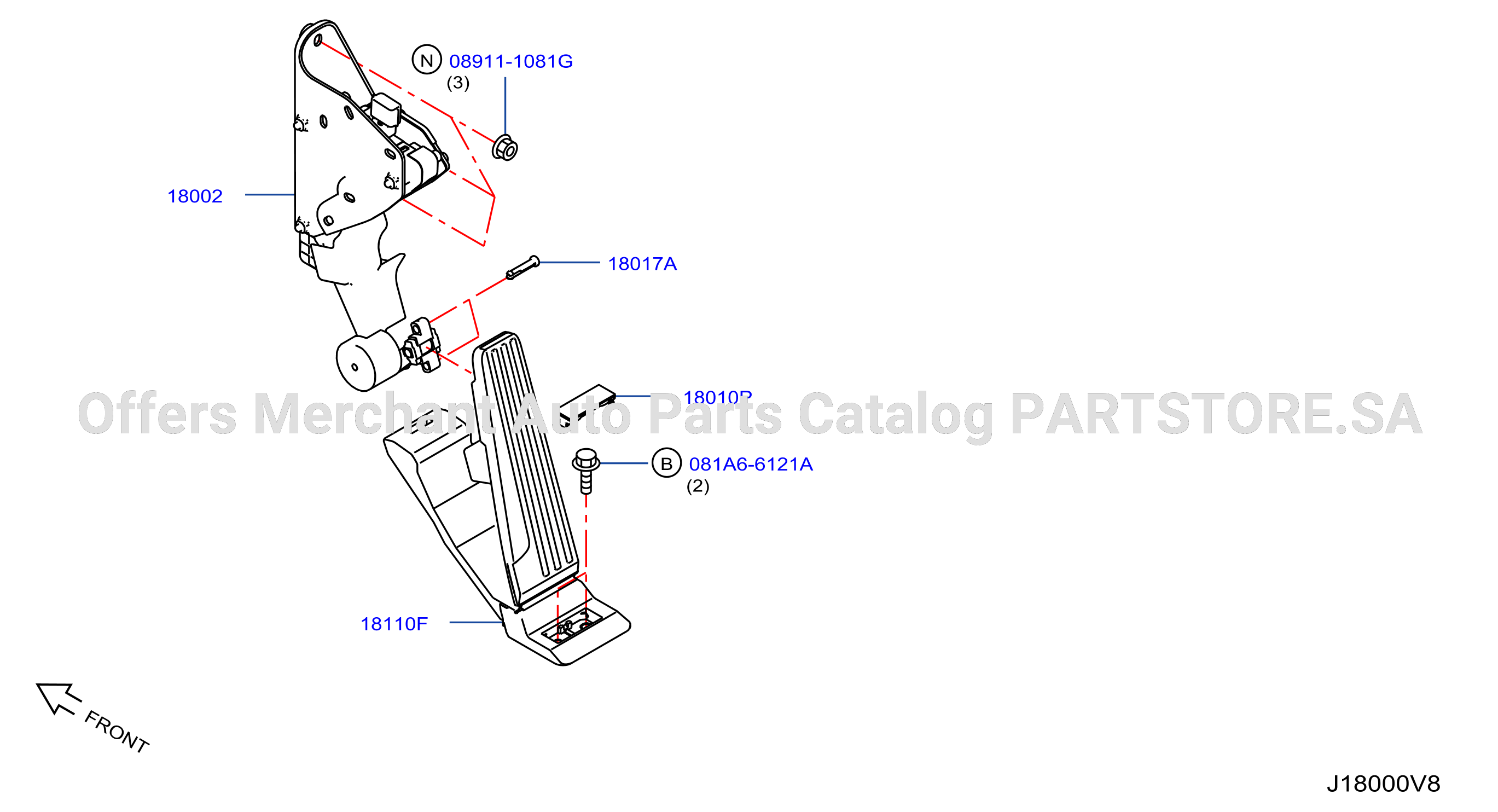 Accelerator Linkage F / Icc