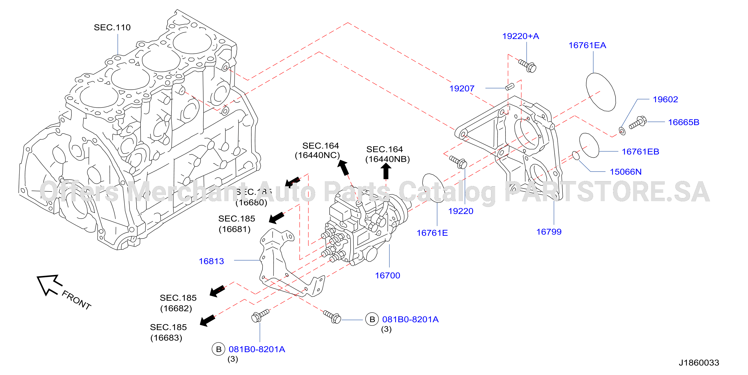Fuel Injection Pump Assy Fitting Parts