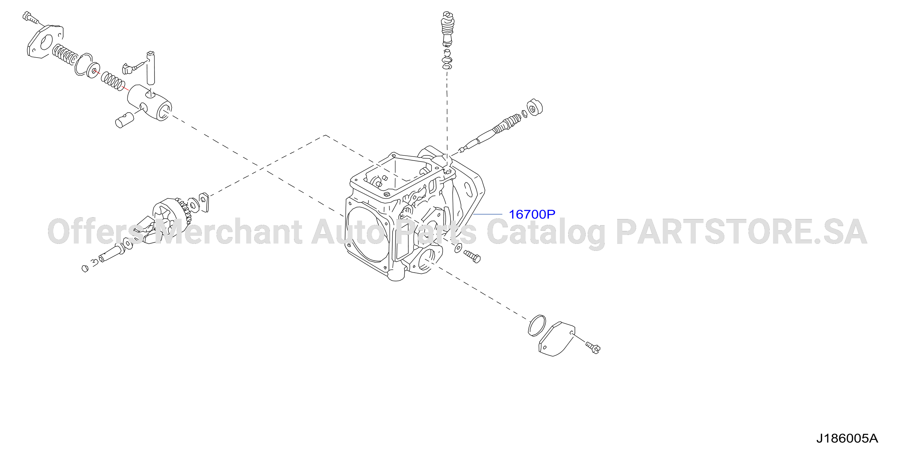 Fuel Injection Pump Housing Feed Pump