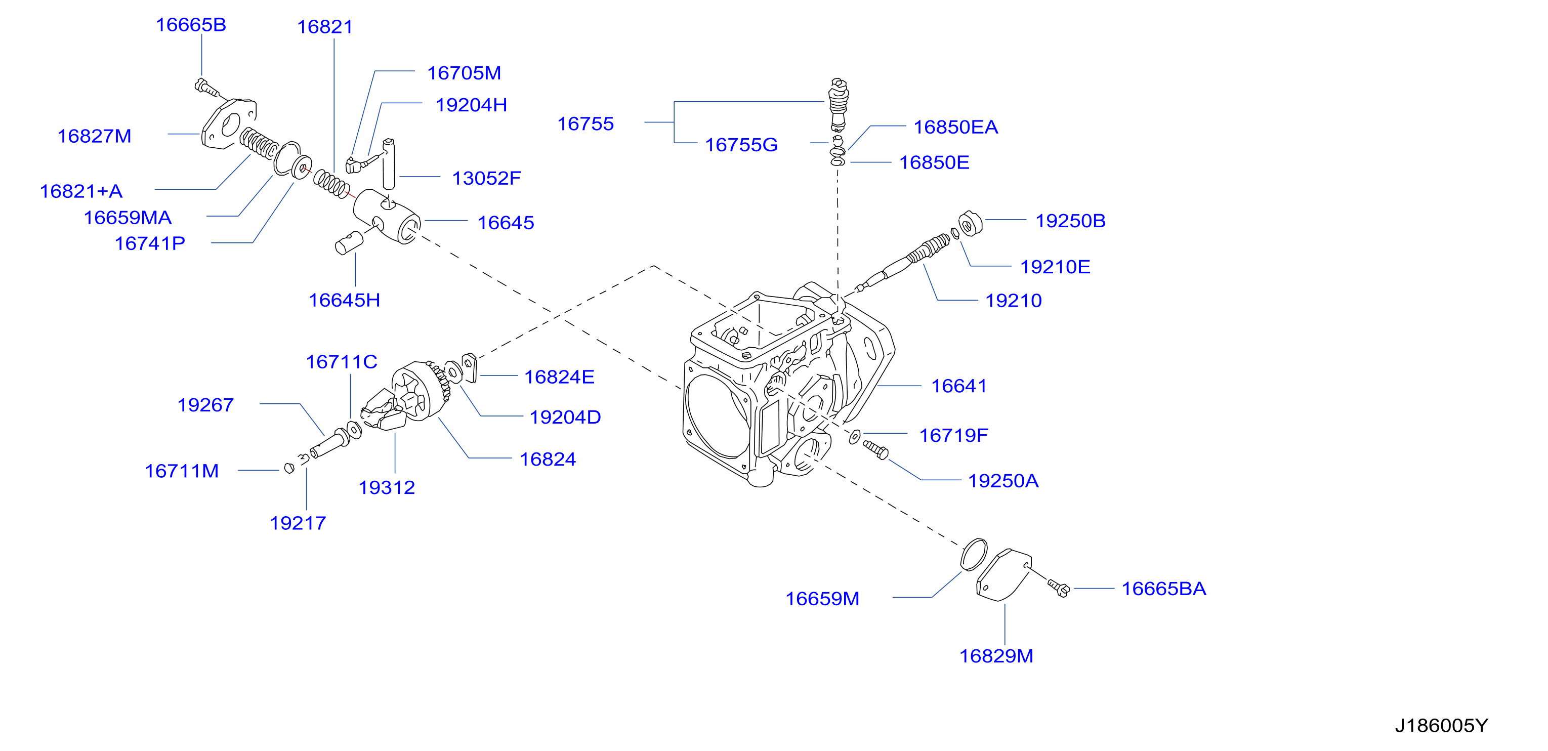 Fuel Injection Pump Housing Feed Pump