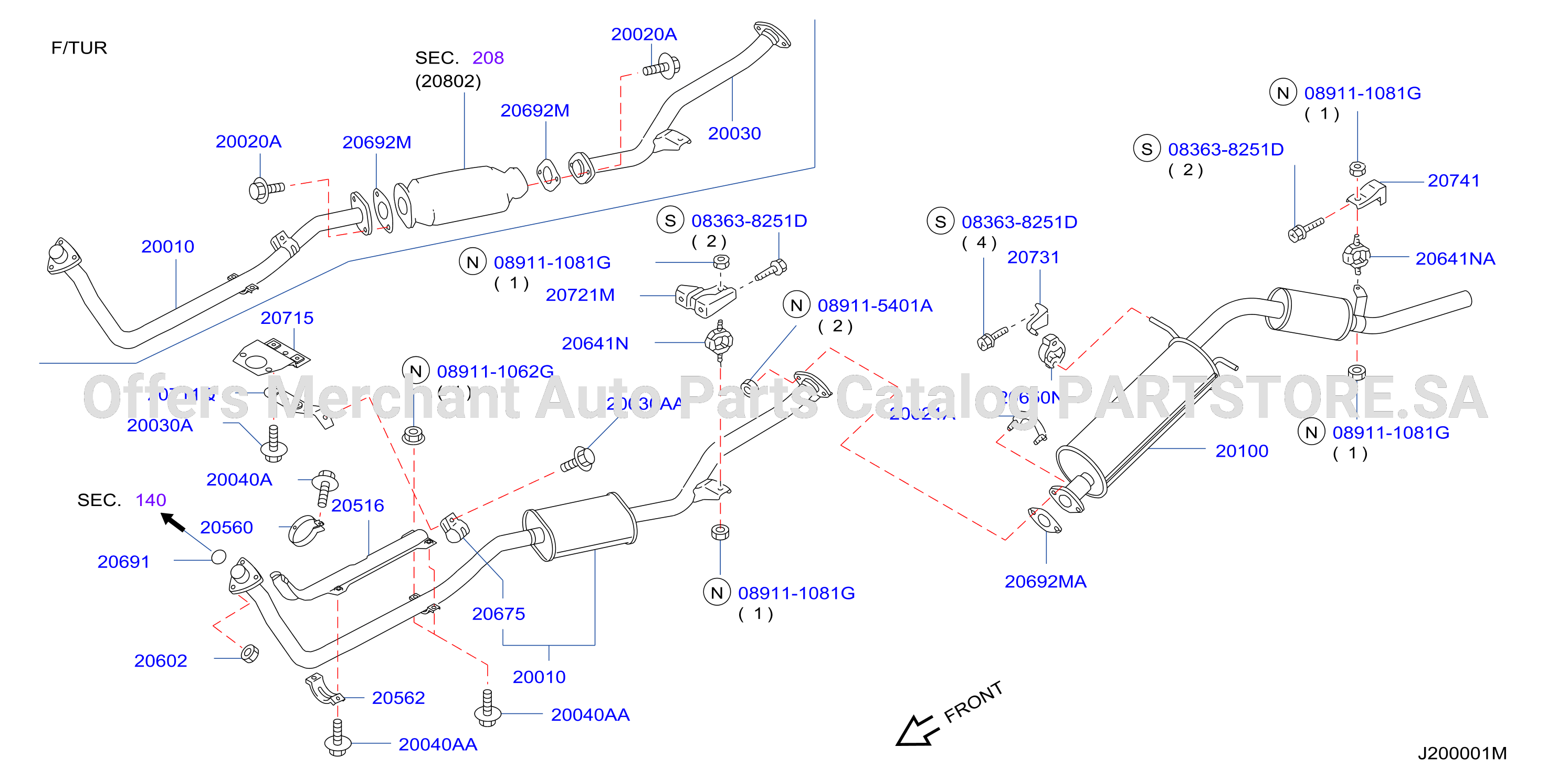 Exhaust Tube Muffler