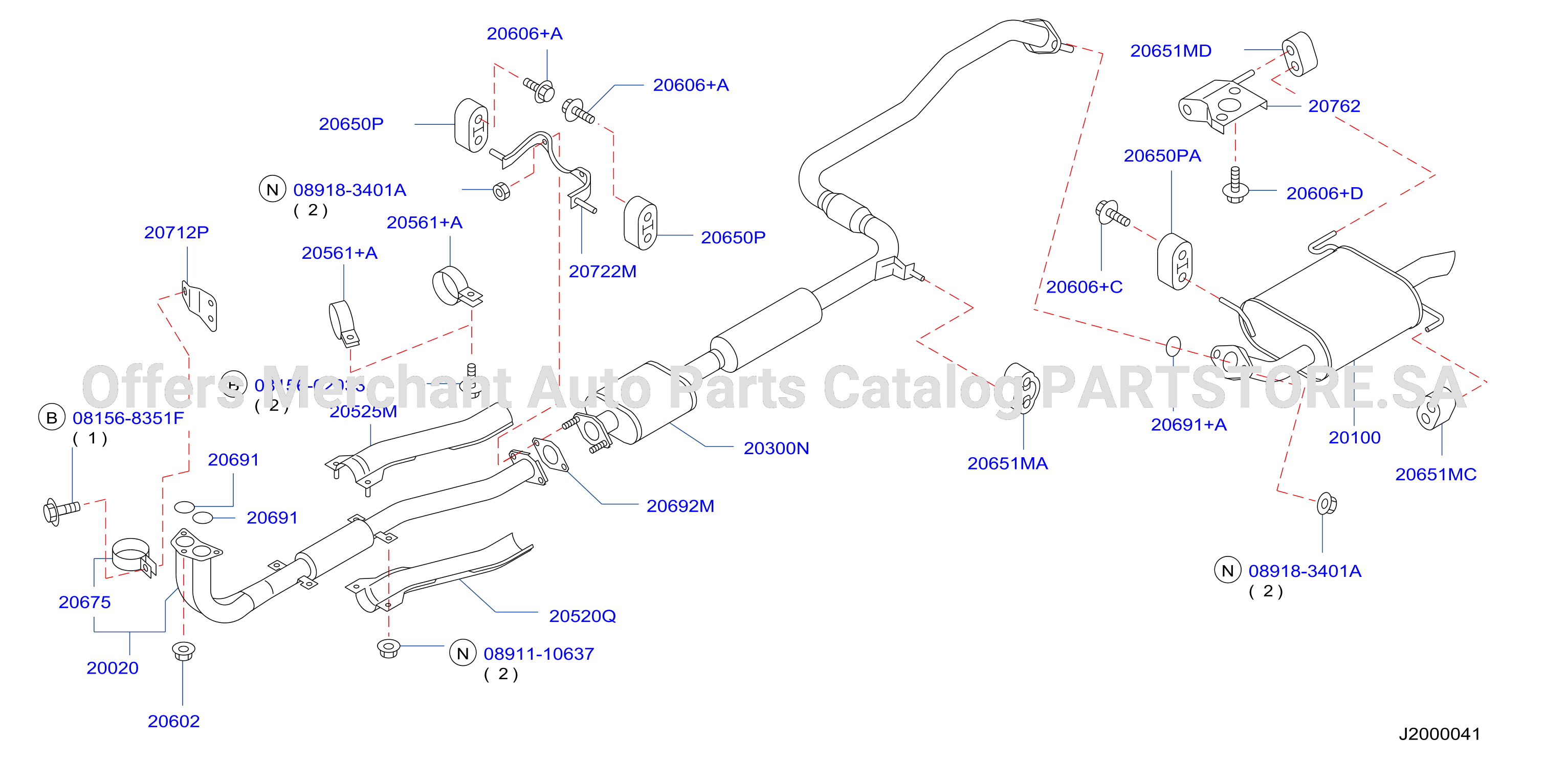Exhaust Tube Muffler Exw