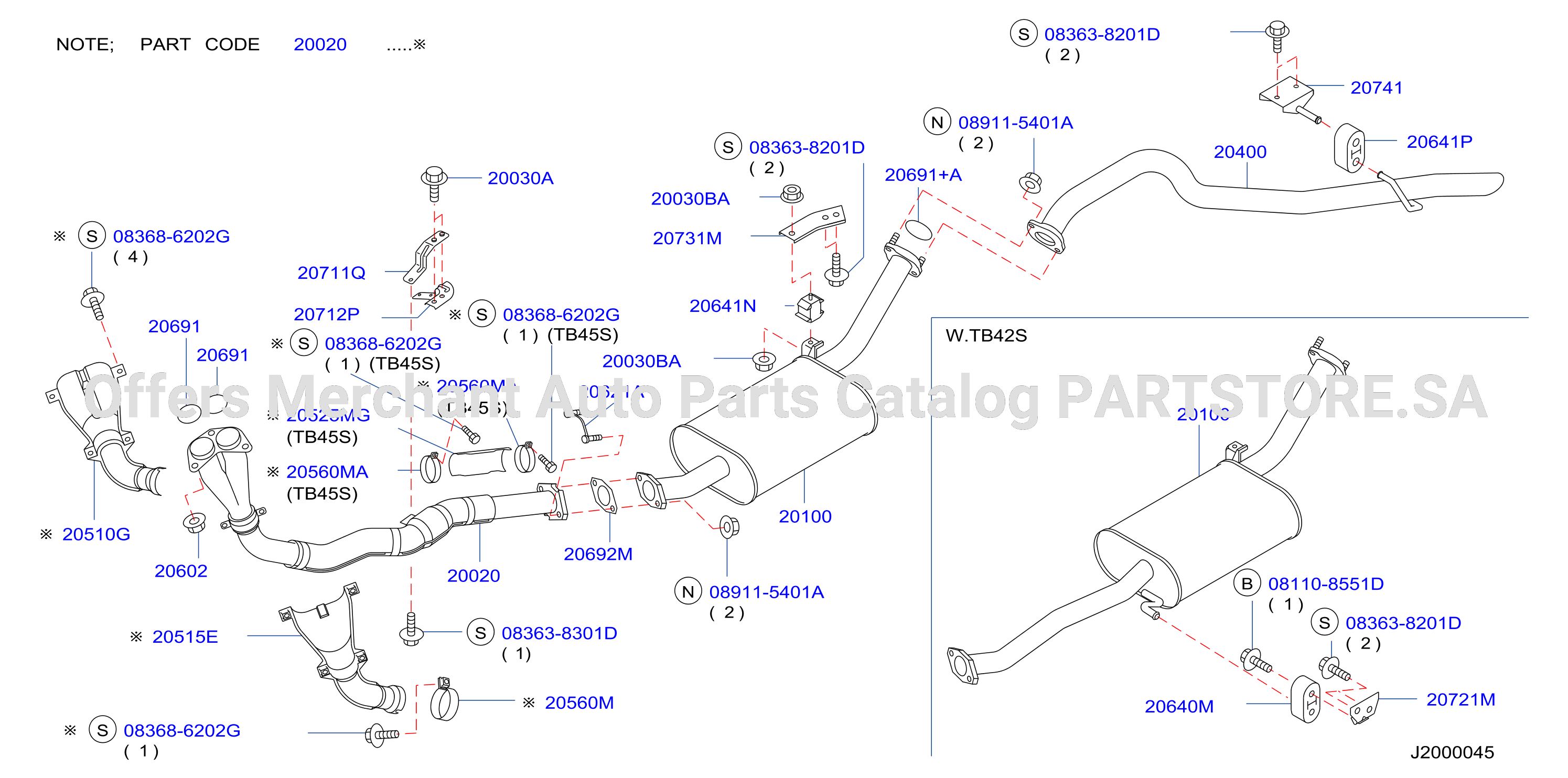 Exhaust Tube Muffler