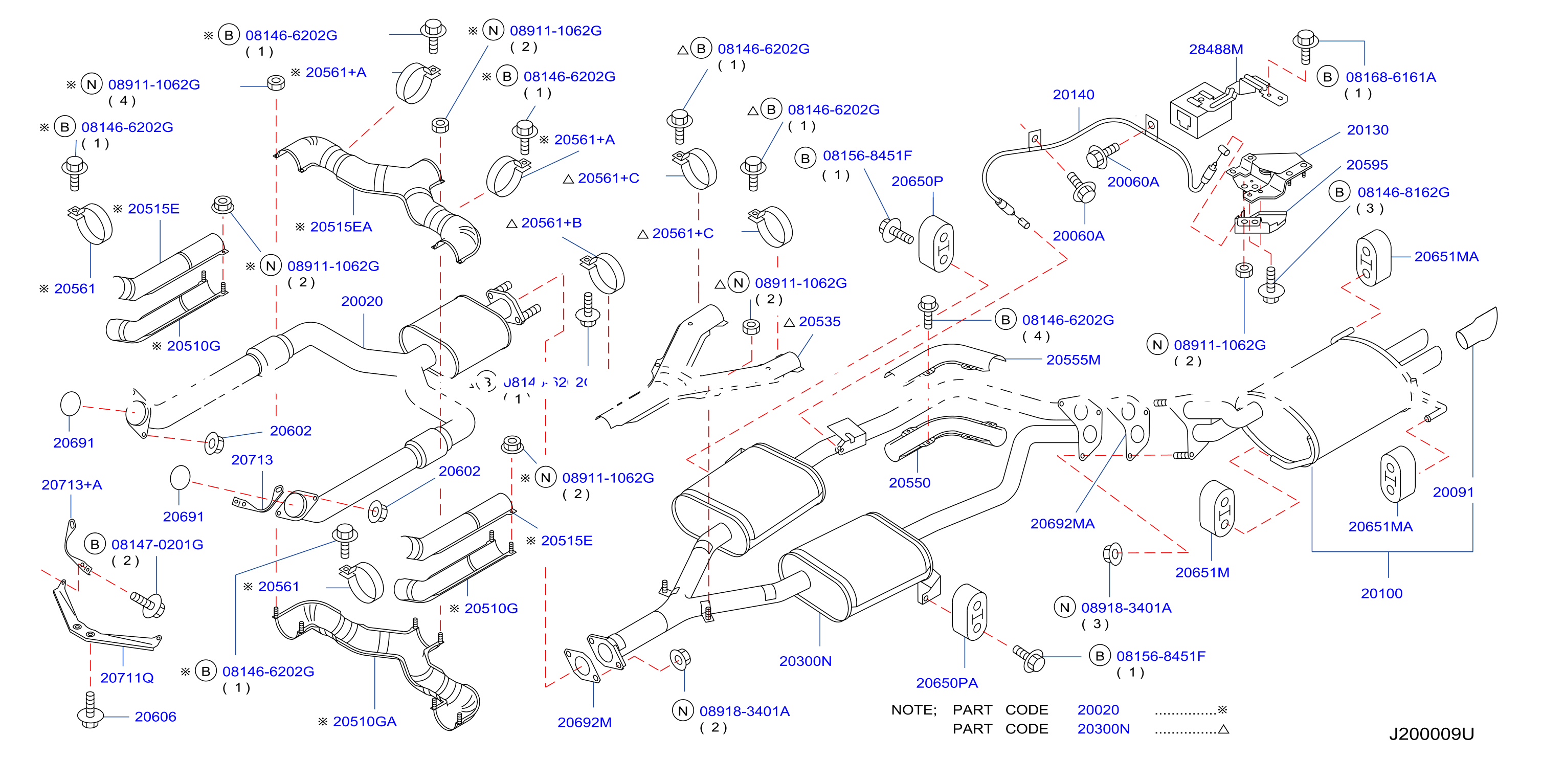 Exhaust Tube Muffler
