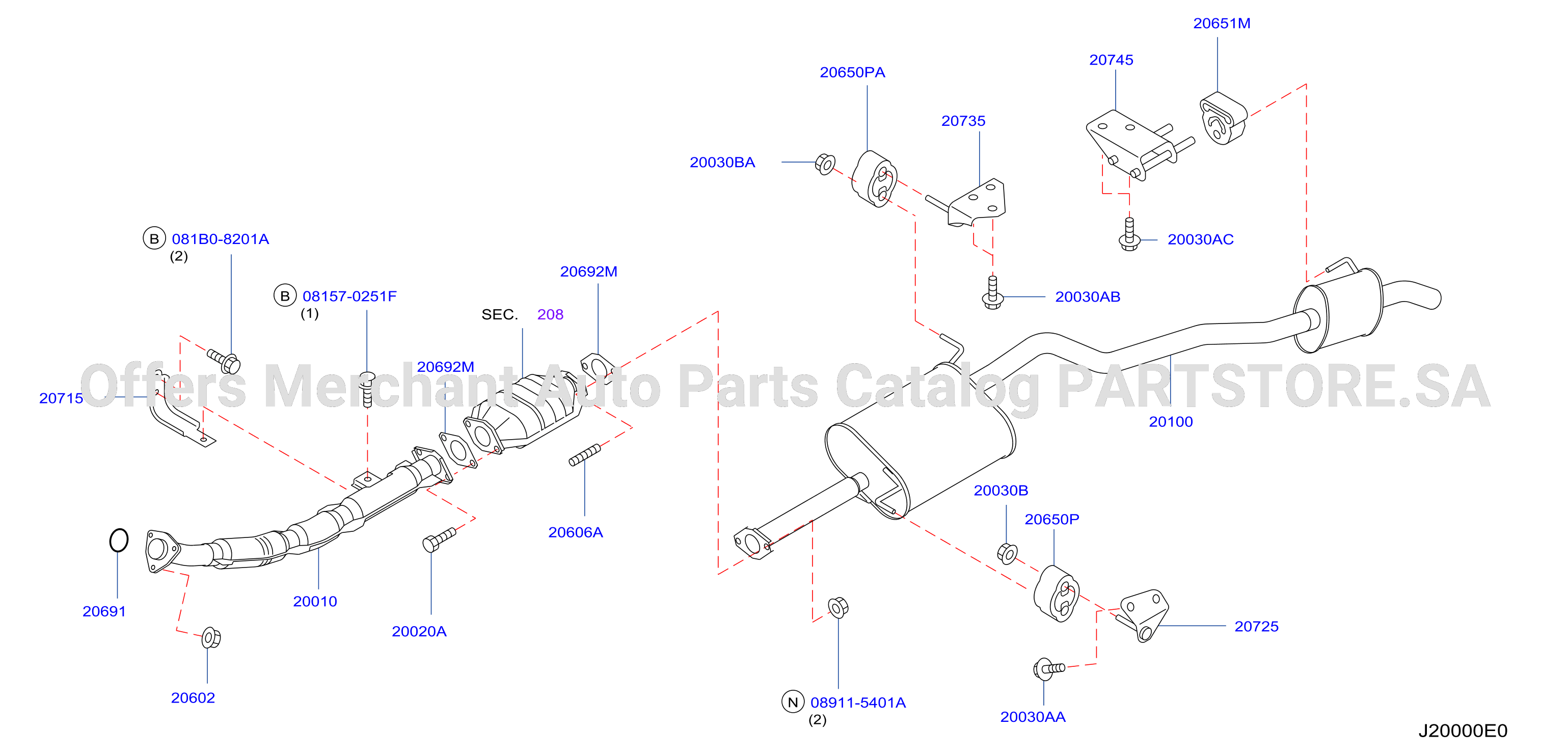 Exhaust Tube Muffler F / Airp2