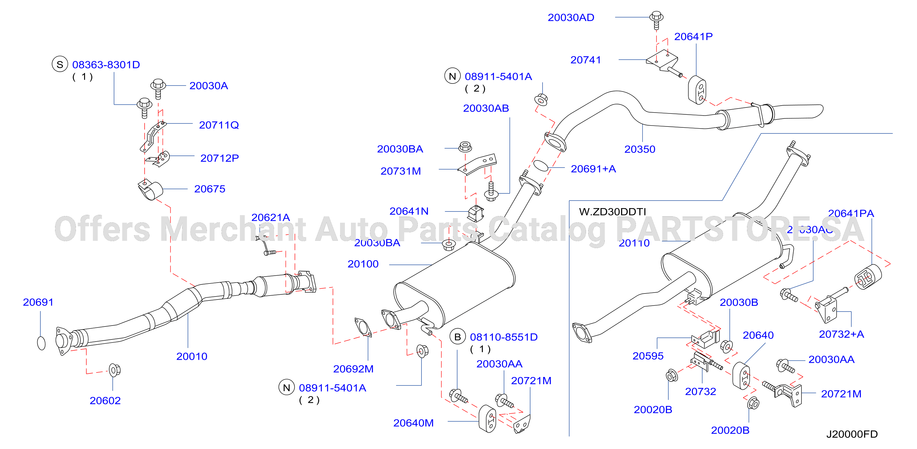 Exhaust Tube Muffler