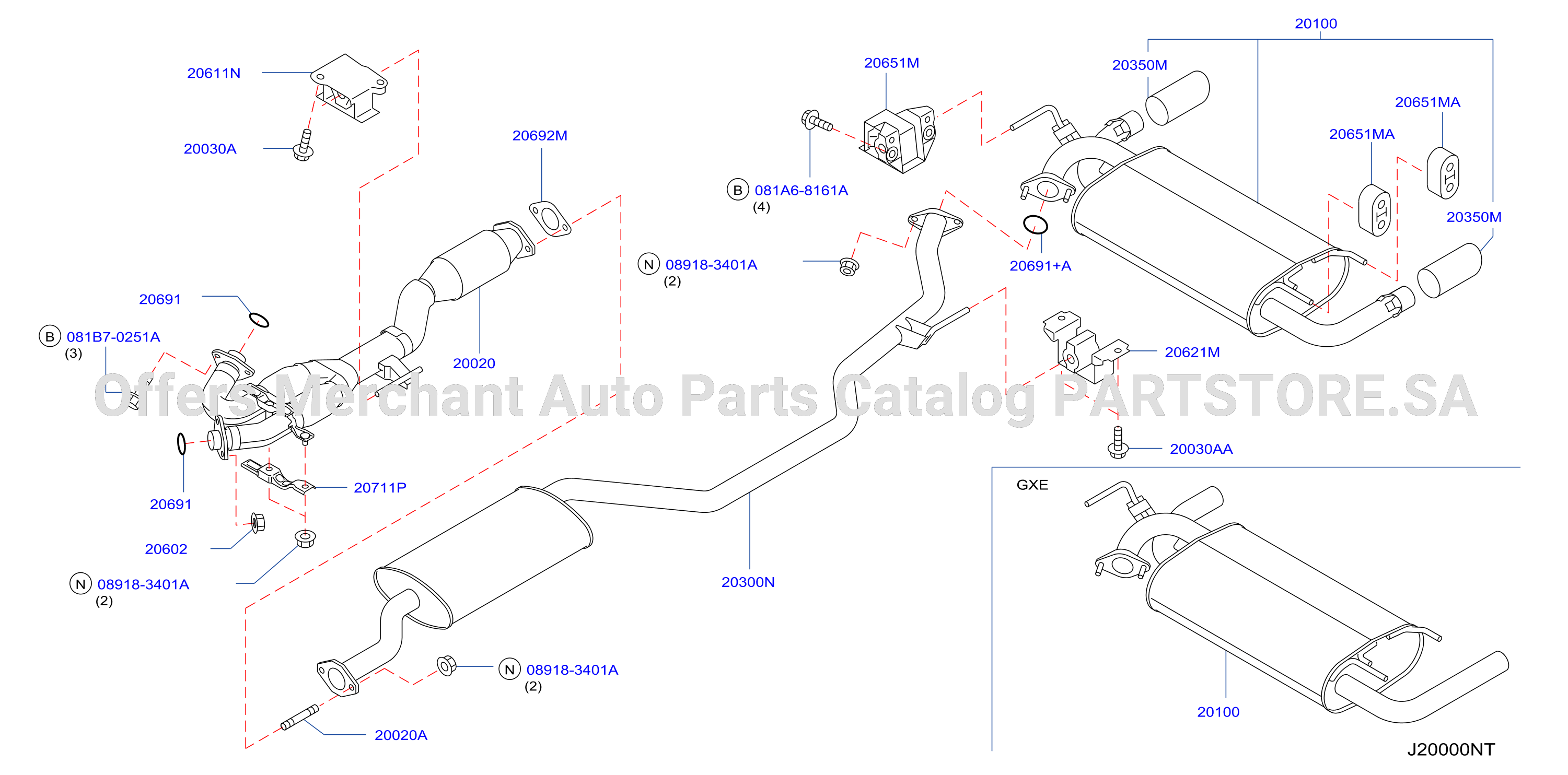 Exhaust Tube Muffler
