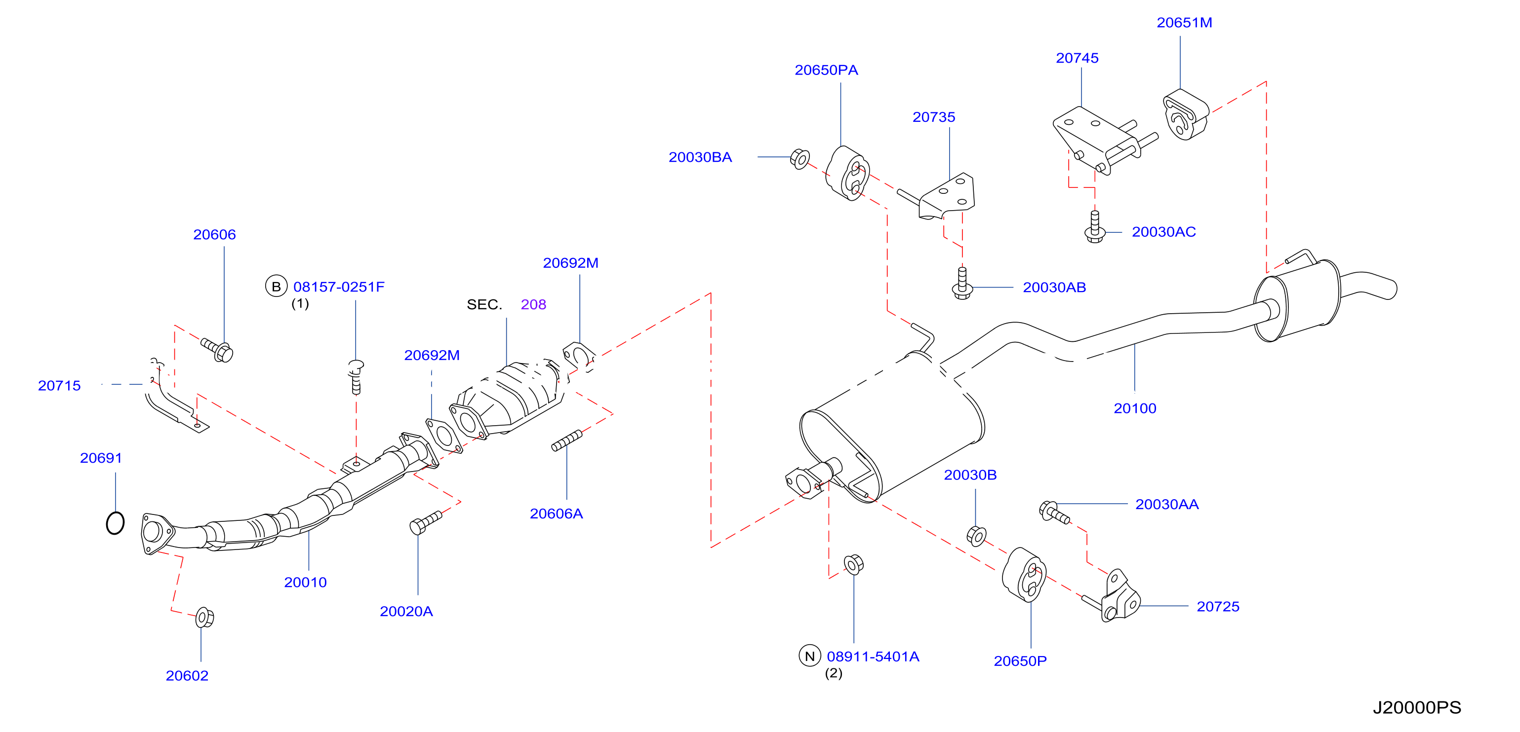 Exhaust Tube Muffler F / Airp2 F / Reggc F / Reggx