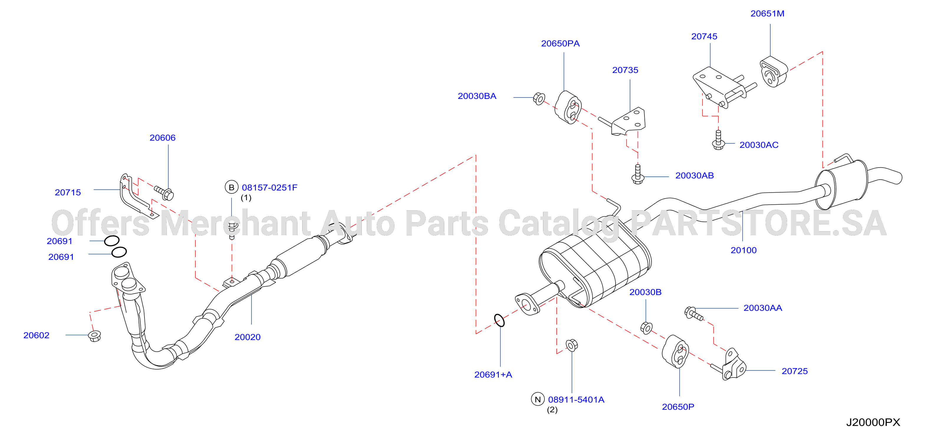 Exhaust Tube Muffler