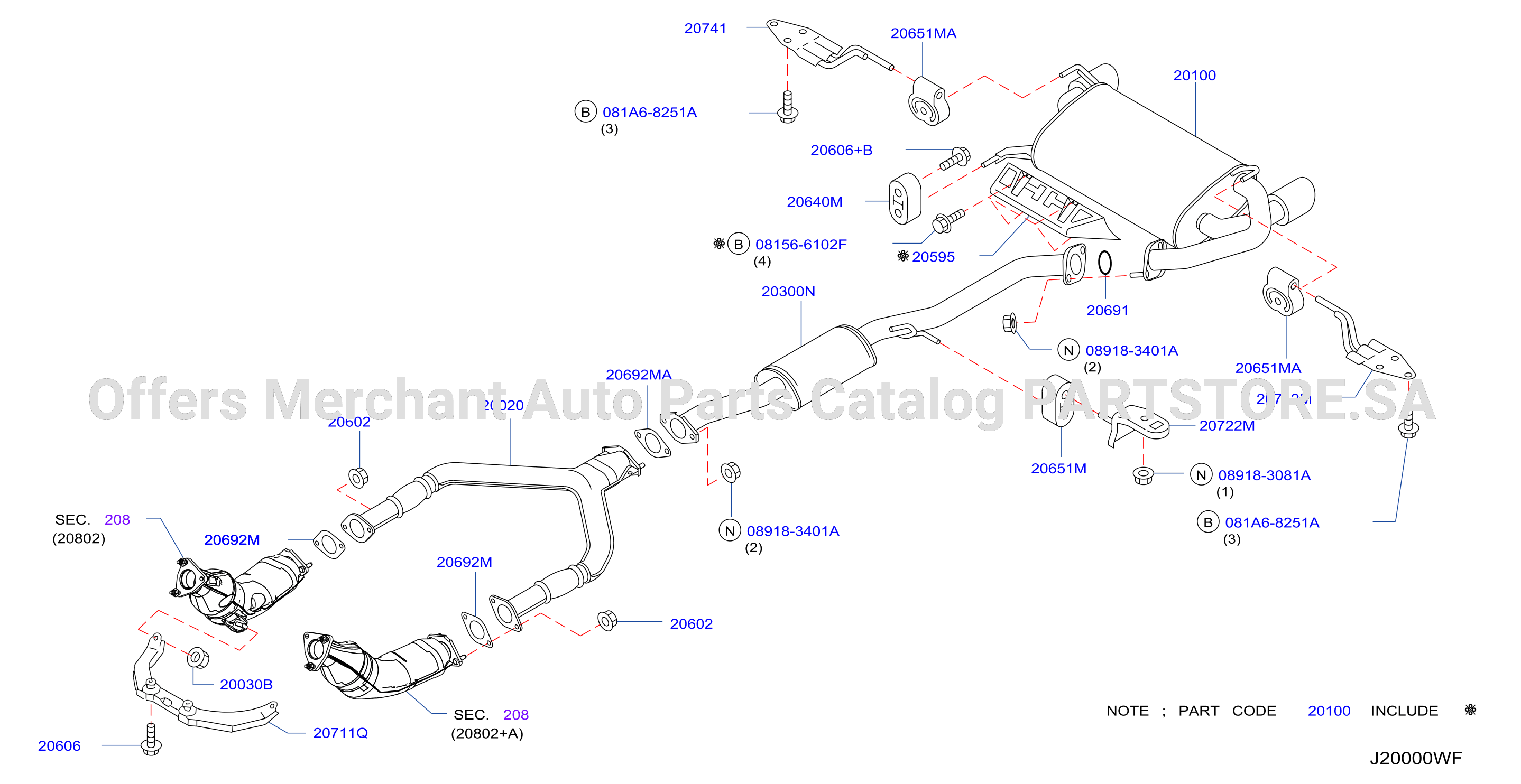 Exhaust Tube Muffler