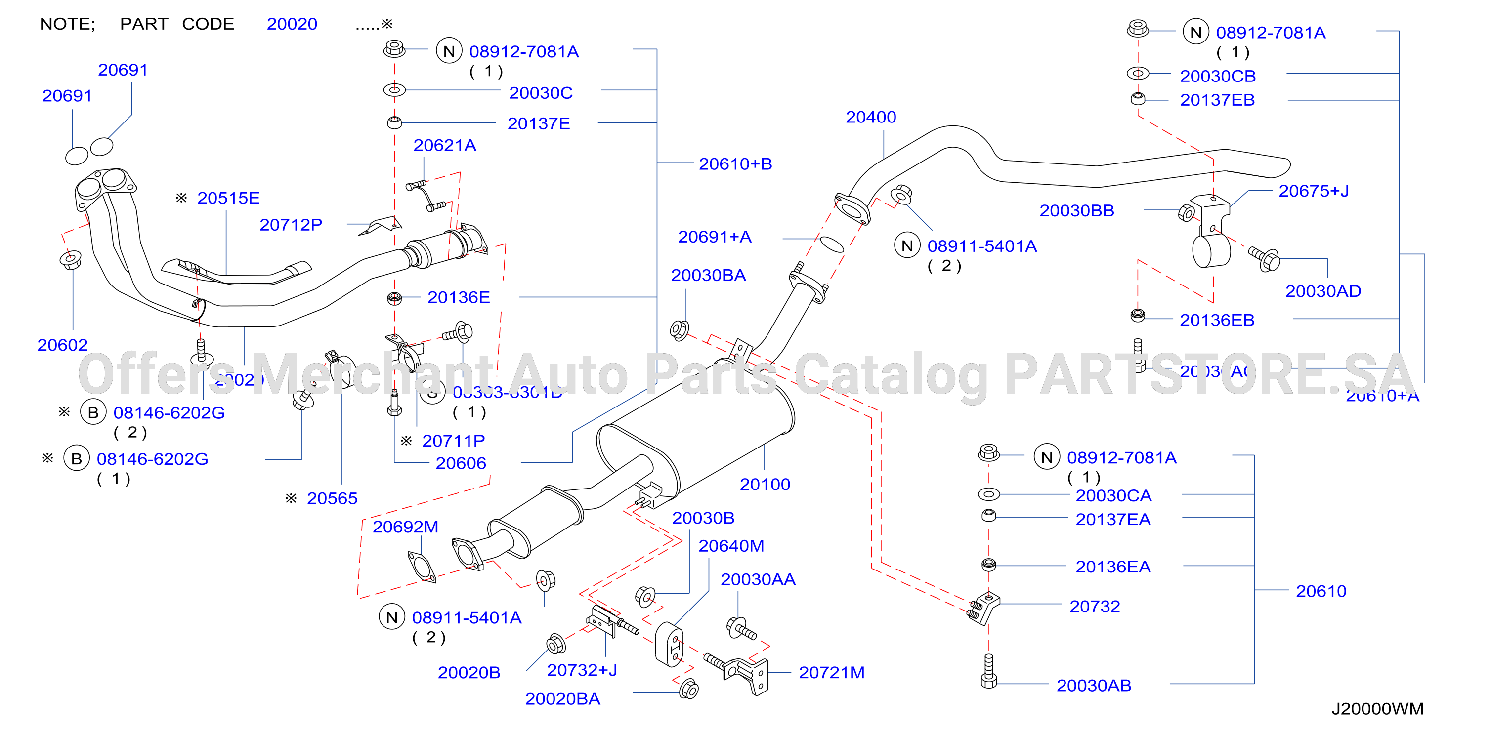 Exhaust Tube Muffler