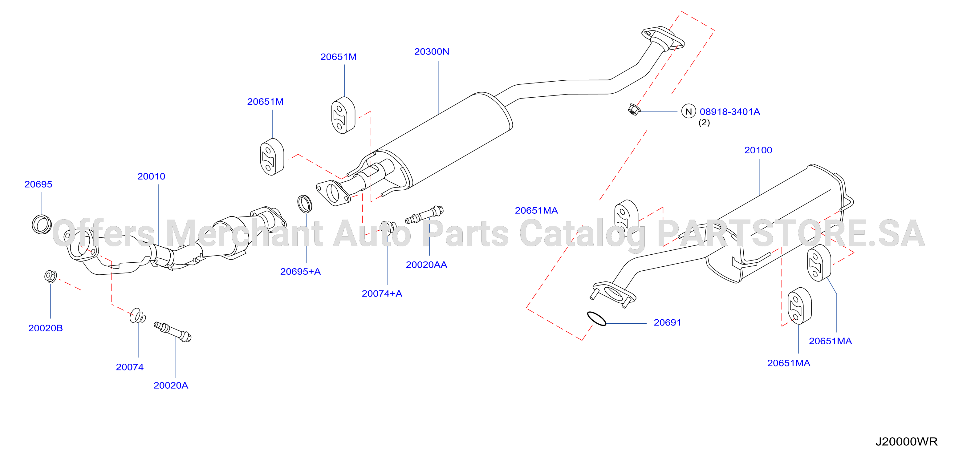 Exhaust Tube Muffler