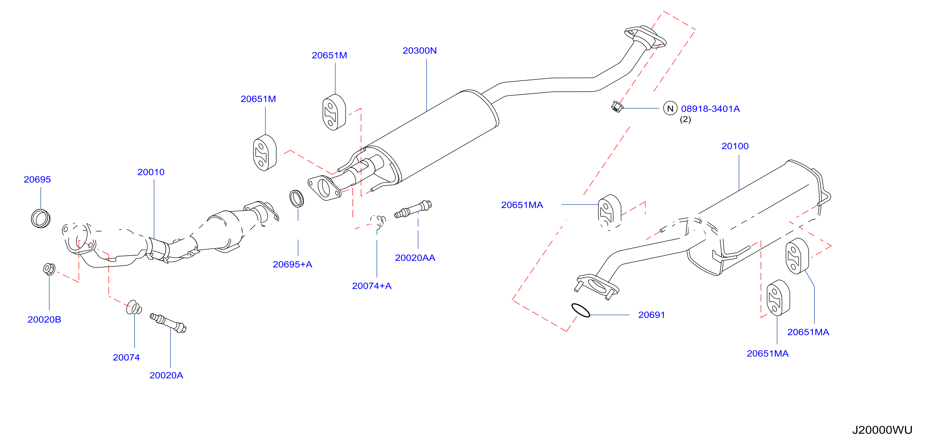 Exhaust Tube Muffler
