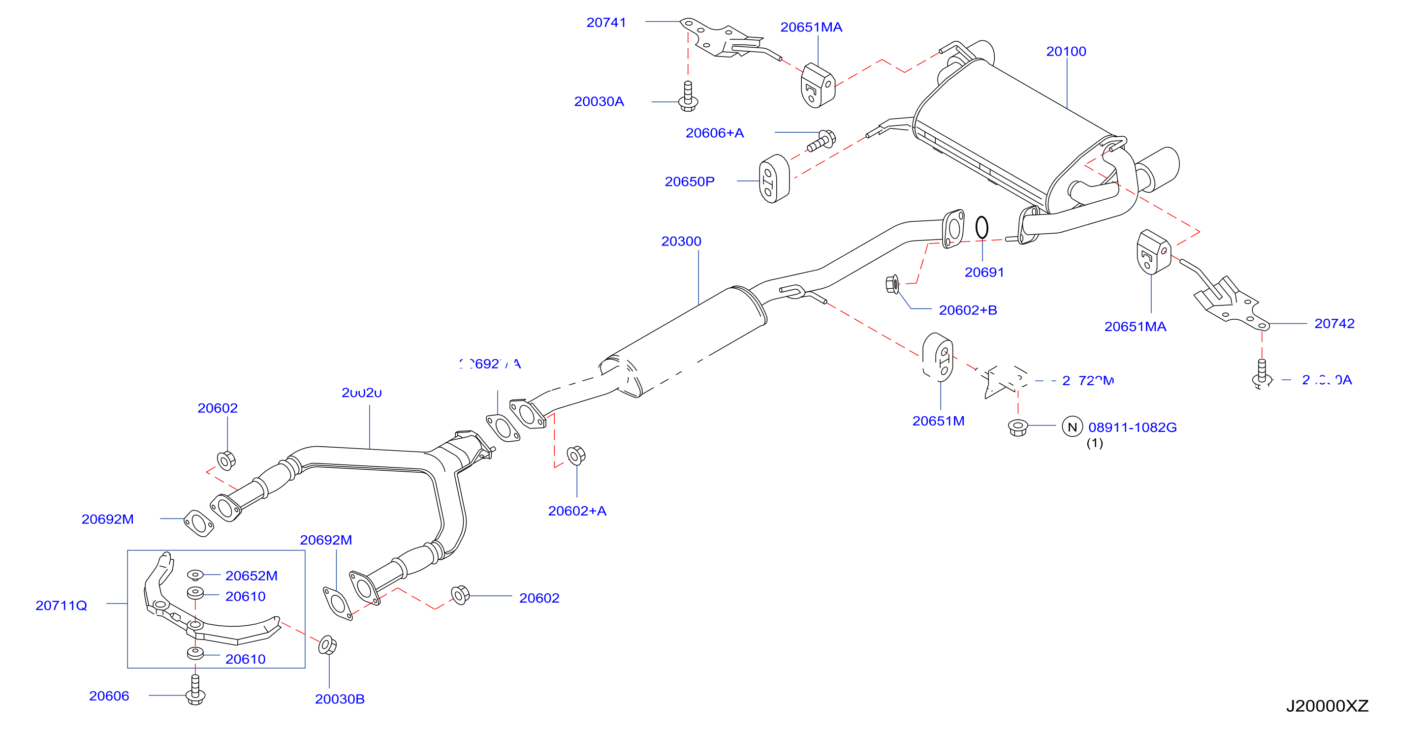 Exhaust Tube Muffler