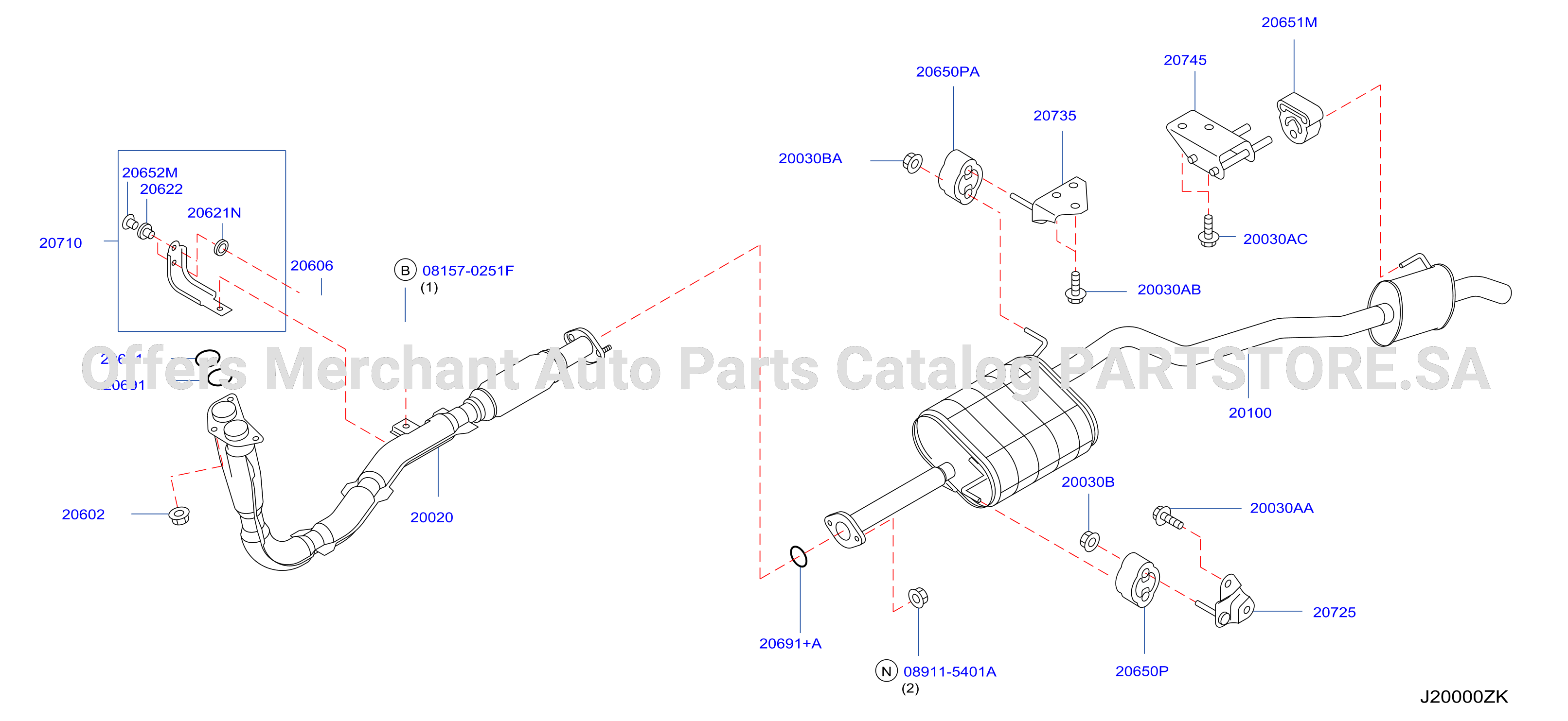 Exhaust Tube Muffler