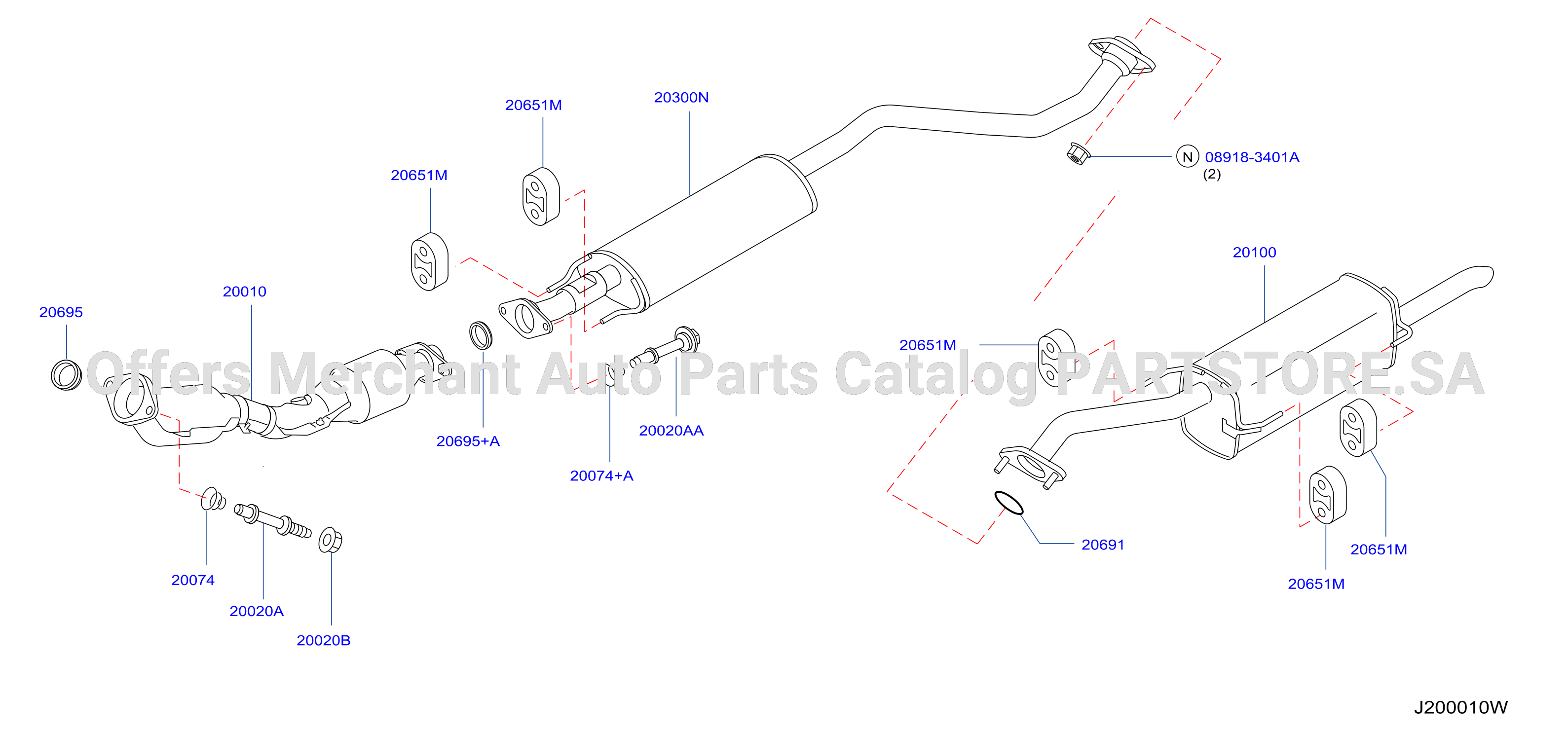 Exhaust Tube Muffler