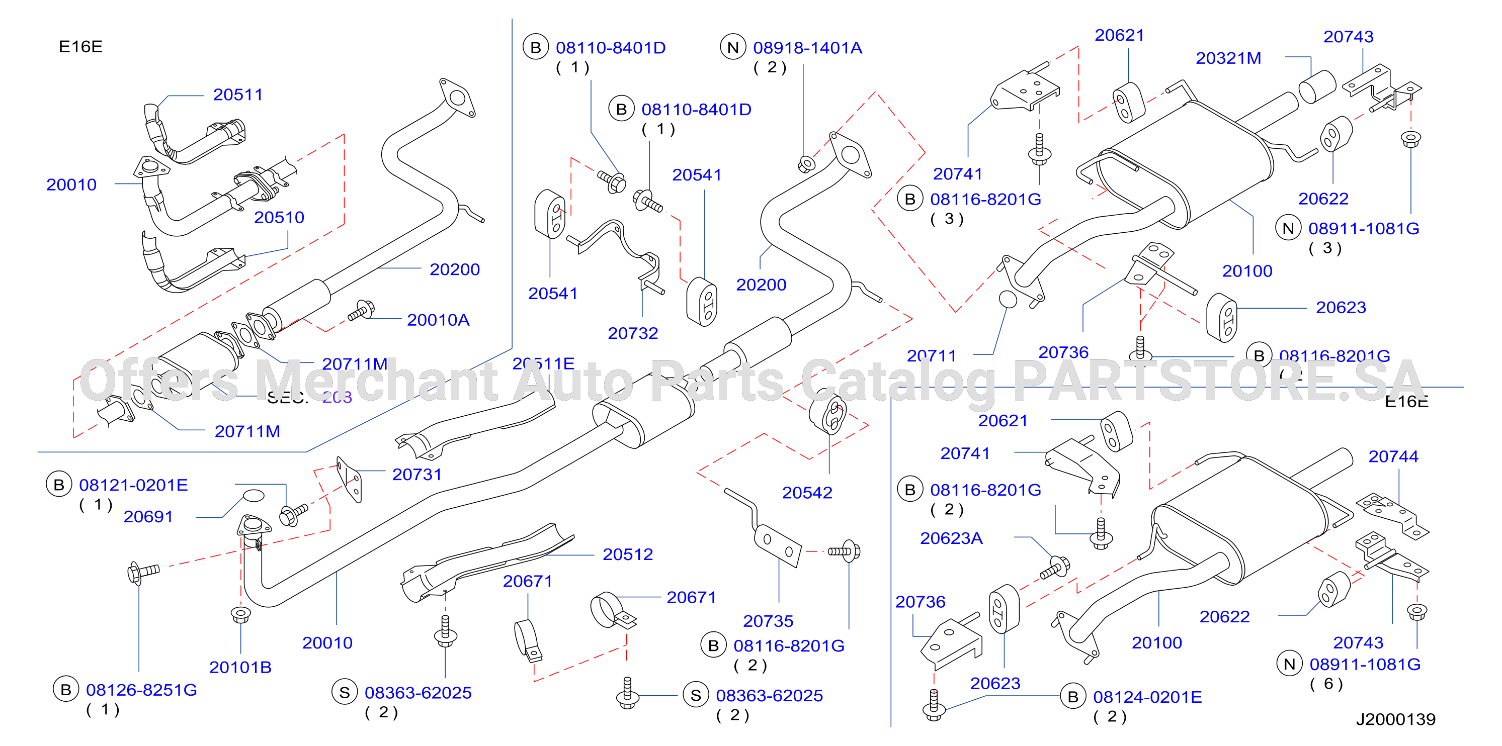 Exhaust Tube Muffler