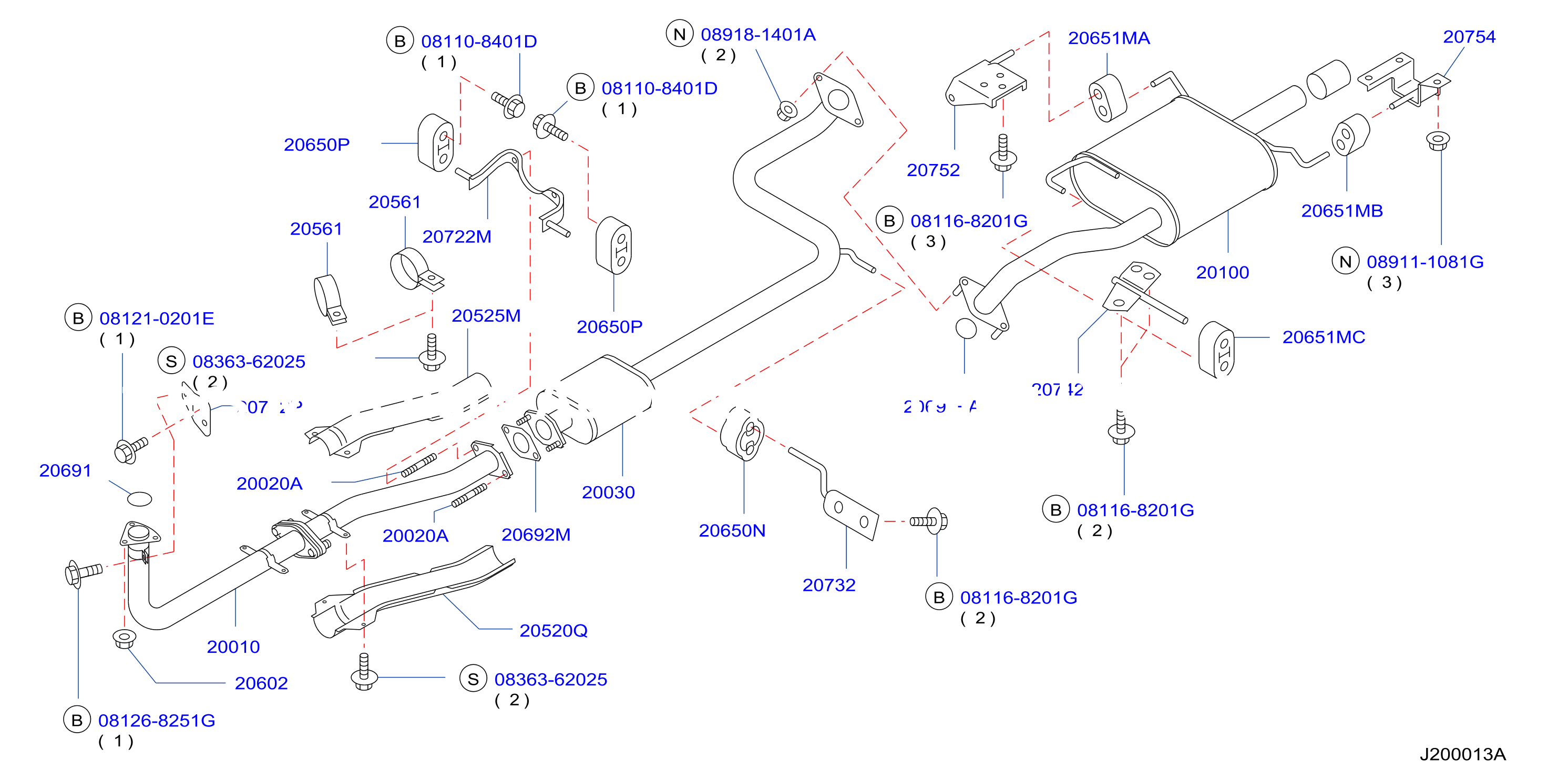 Exhaust Tube Muffler
