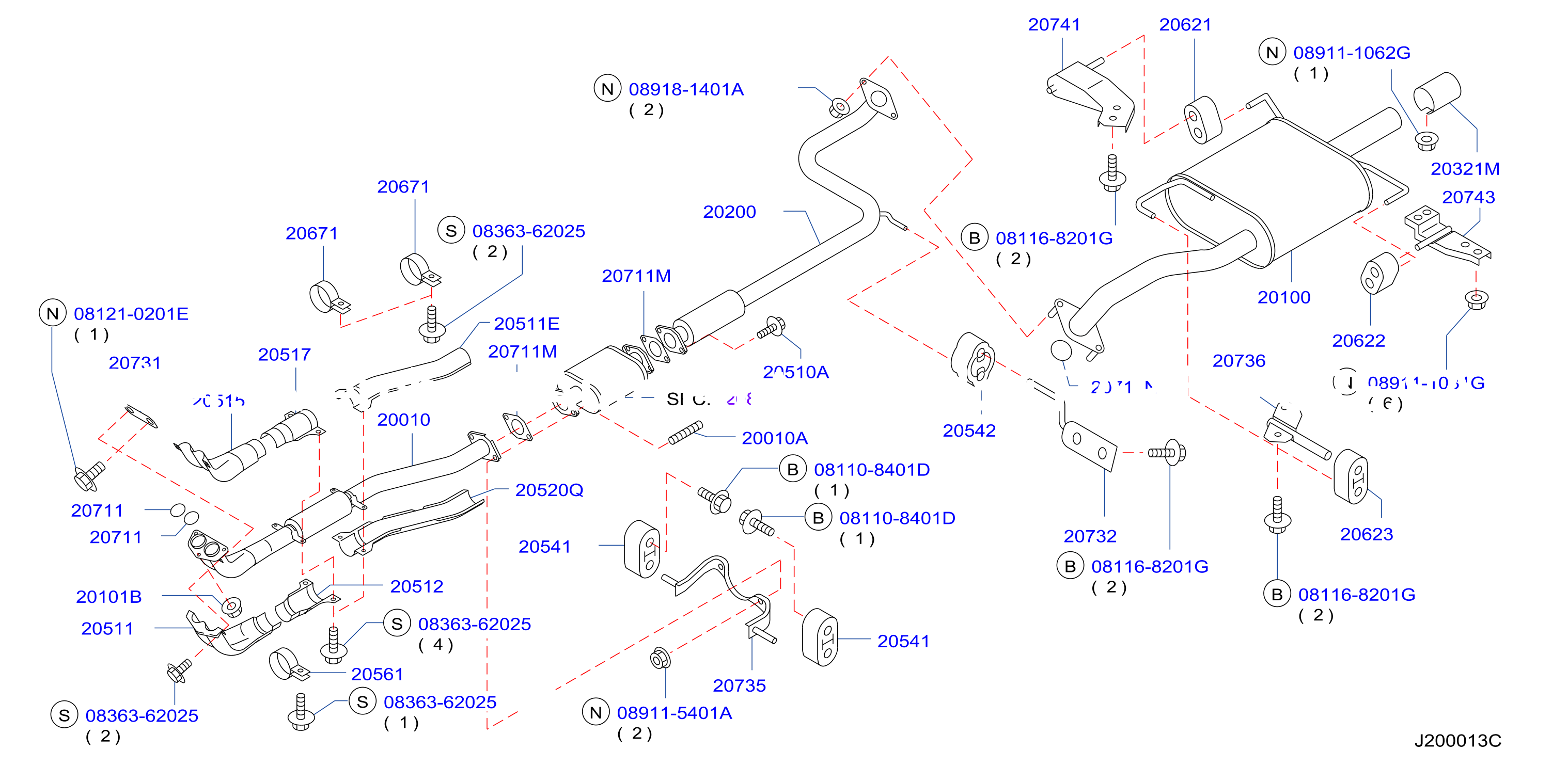 Exhaust Tube Muffler