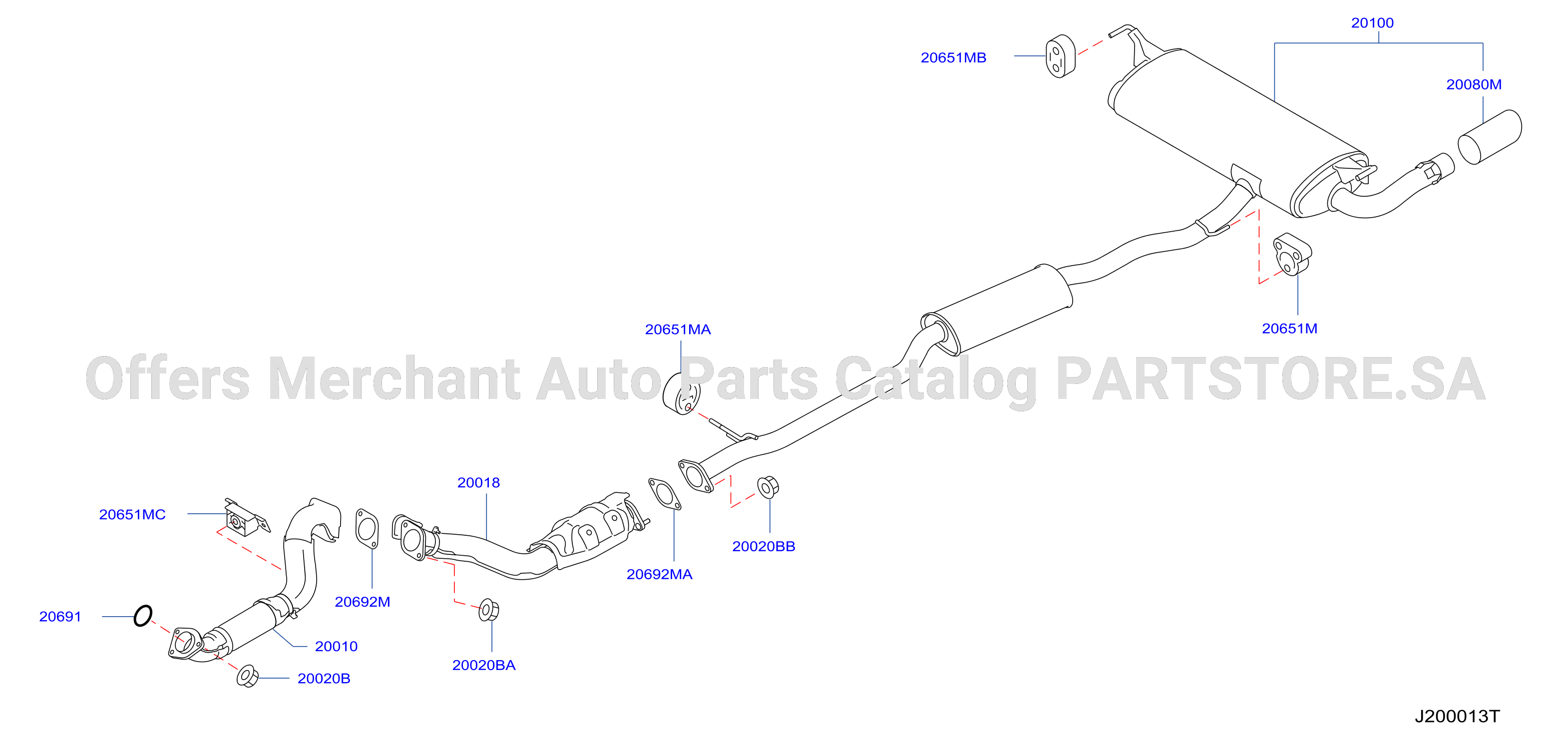 Exhaust Tube Muffler