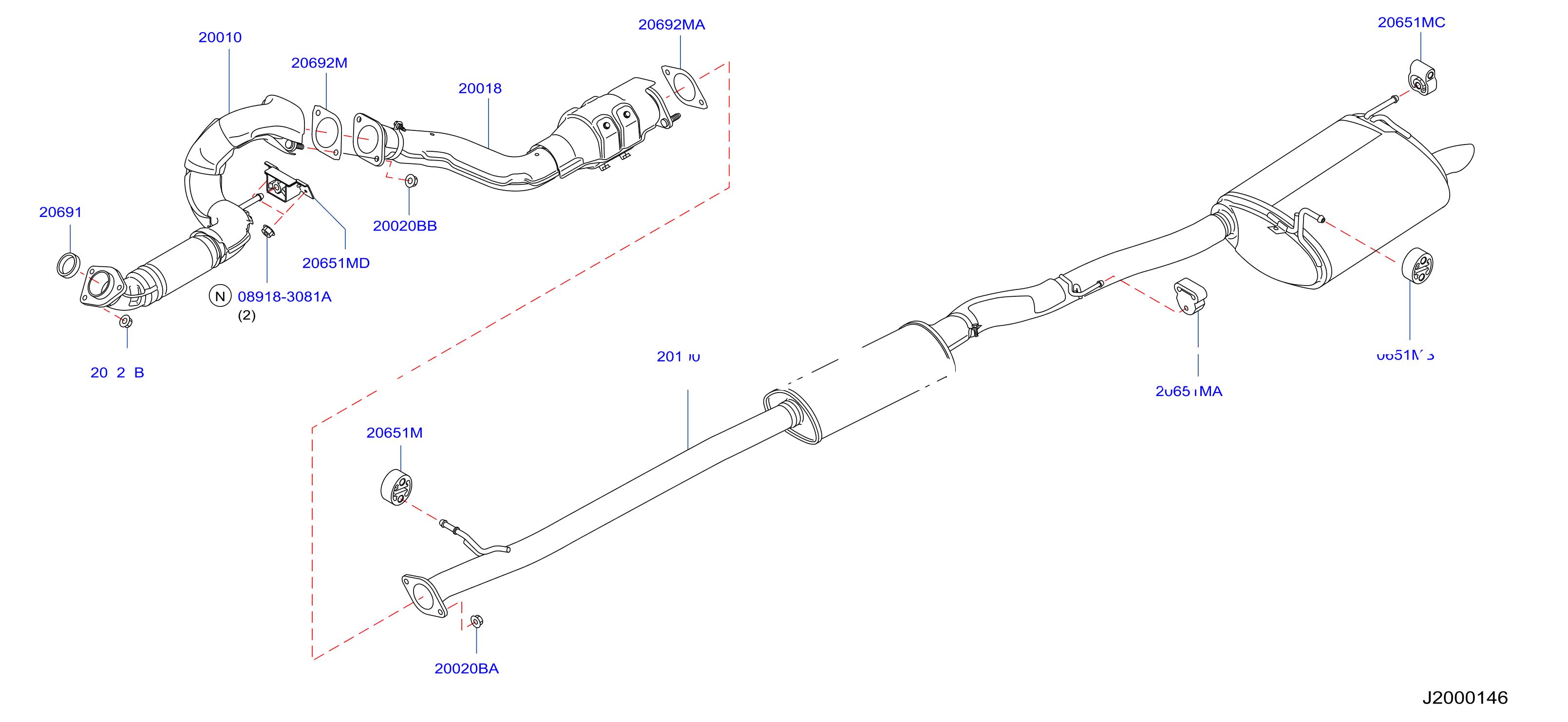 Exhaust Tube Muffler
