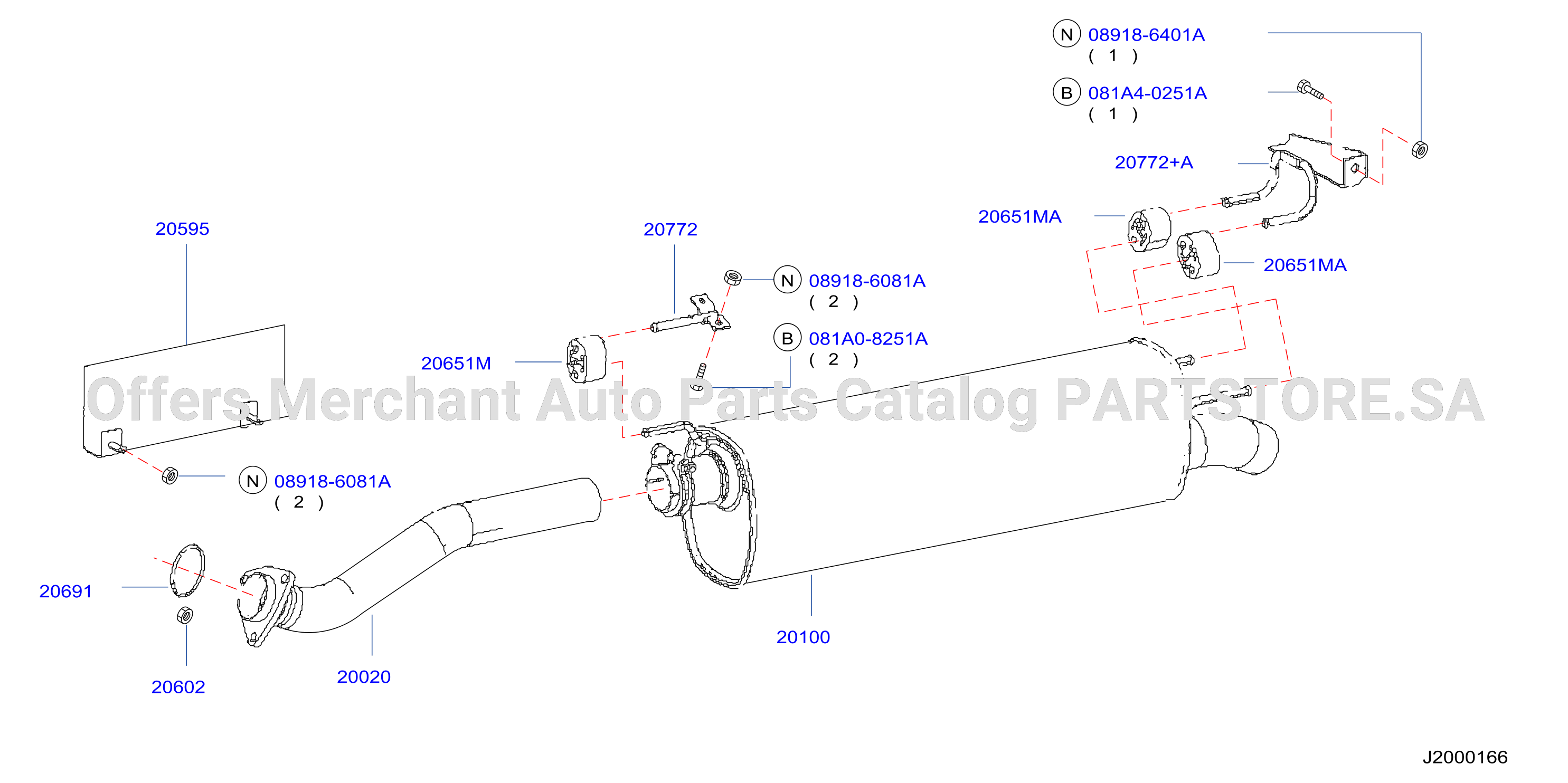 Exhaust Tube Muffler