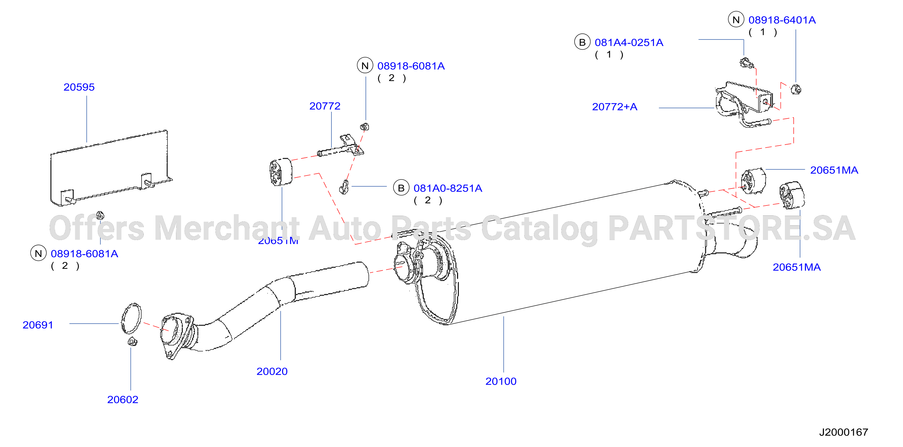 Exhaust Tube Muffler