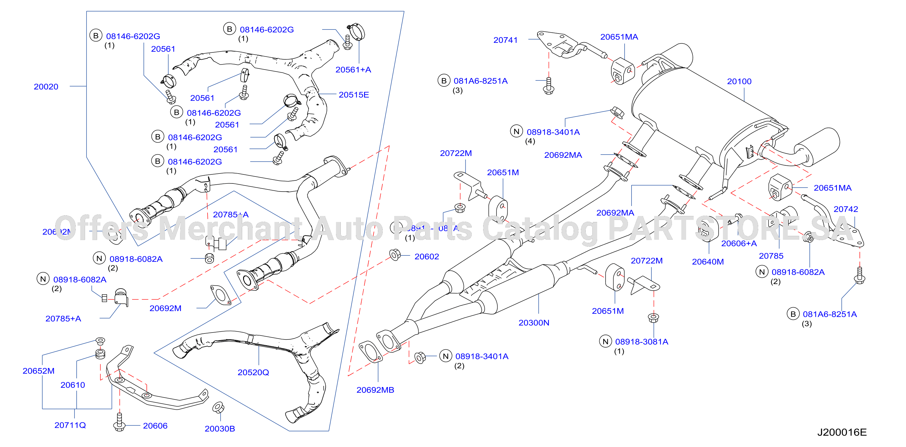 Exhaust Tube Muffler