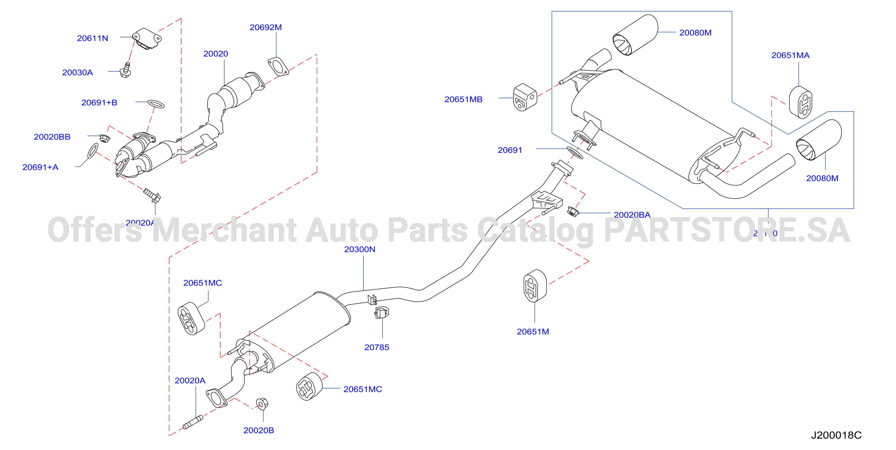 Exhaust Tube Muffler