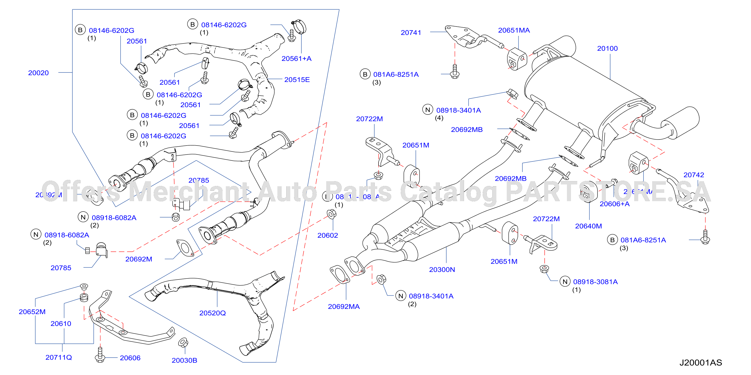 Exhaust Tube Muffler Std