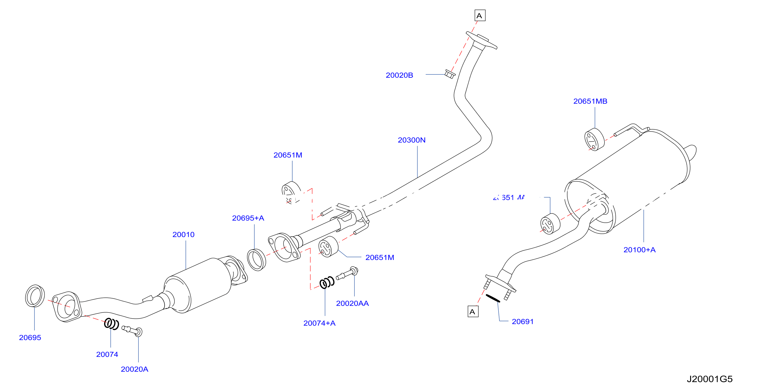 Exhaust Tube Muffler