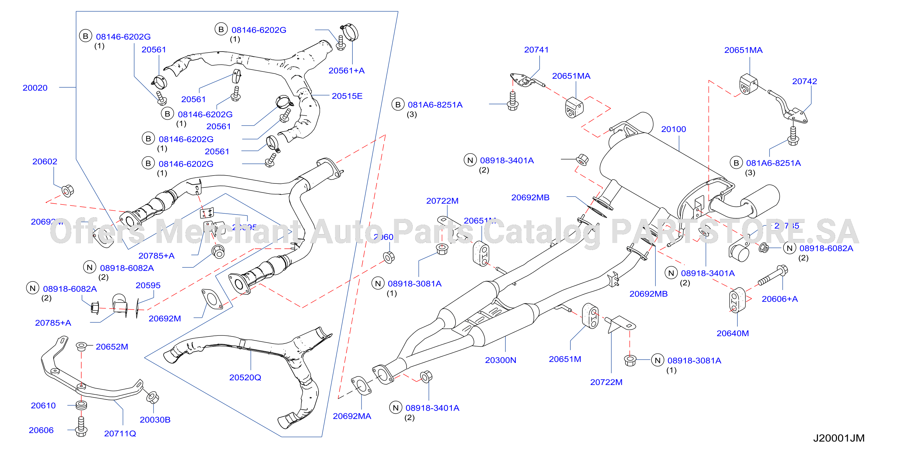 Exhaust Tube Muffler