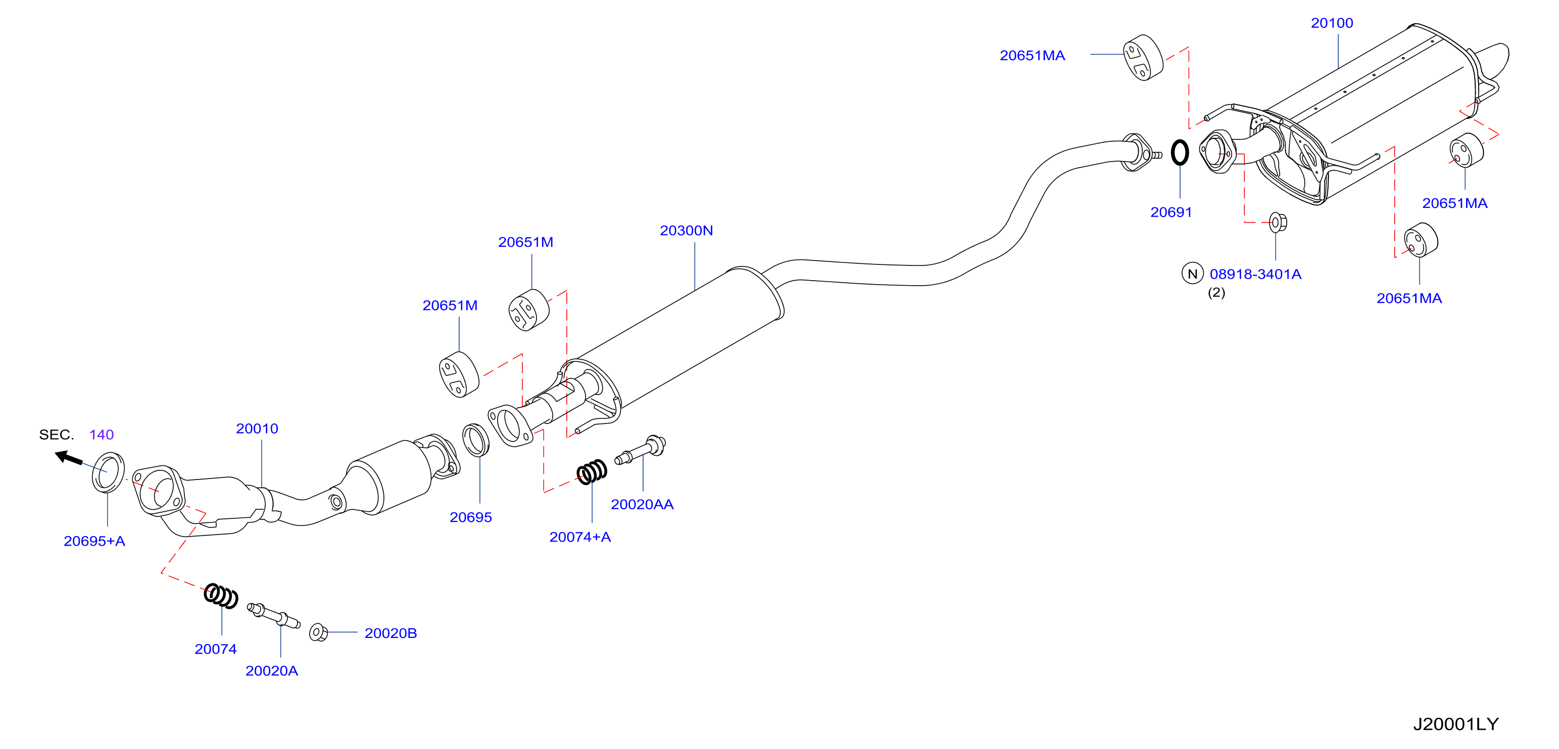 Exhaust Tube Muffler