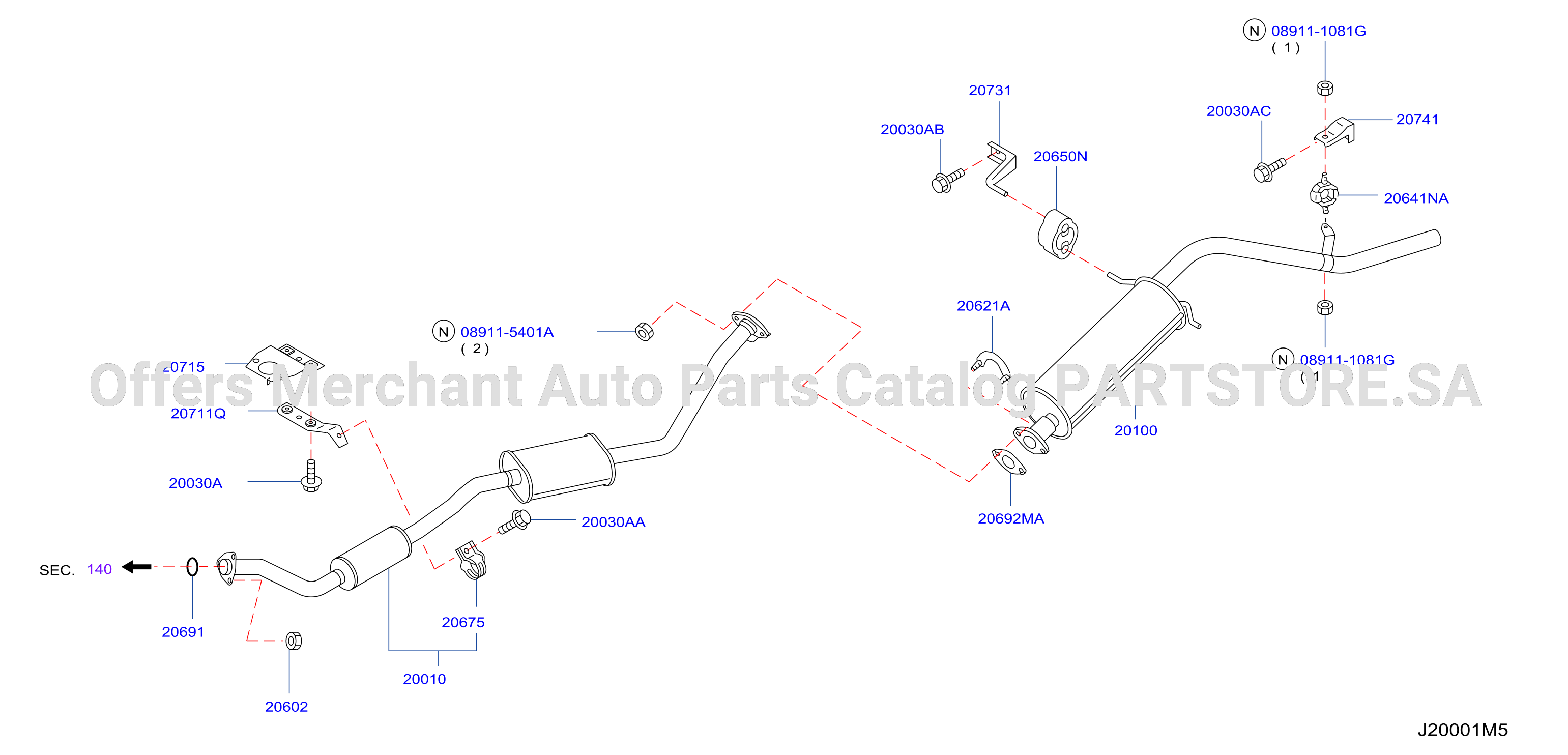 Exhaust Tube Muffler