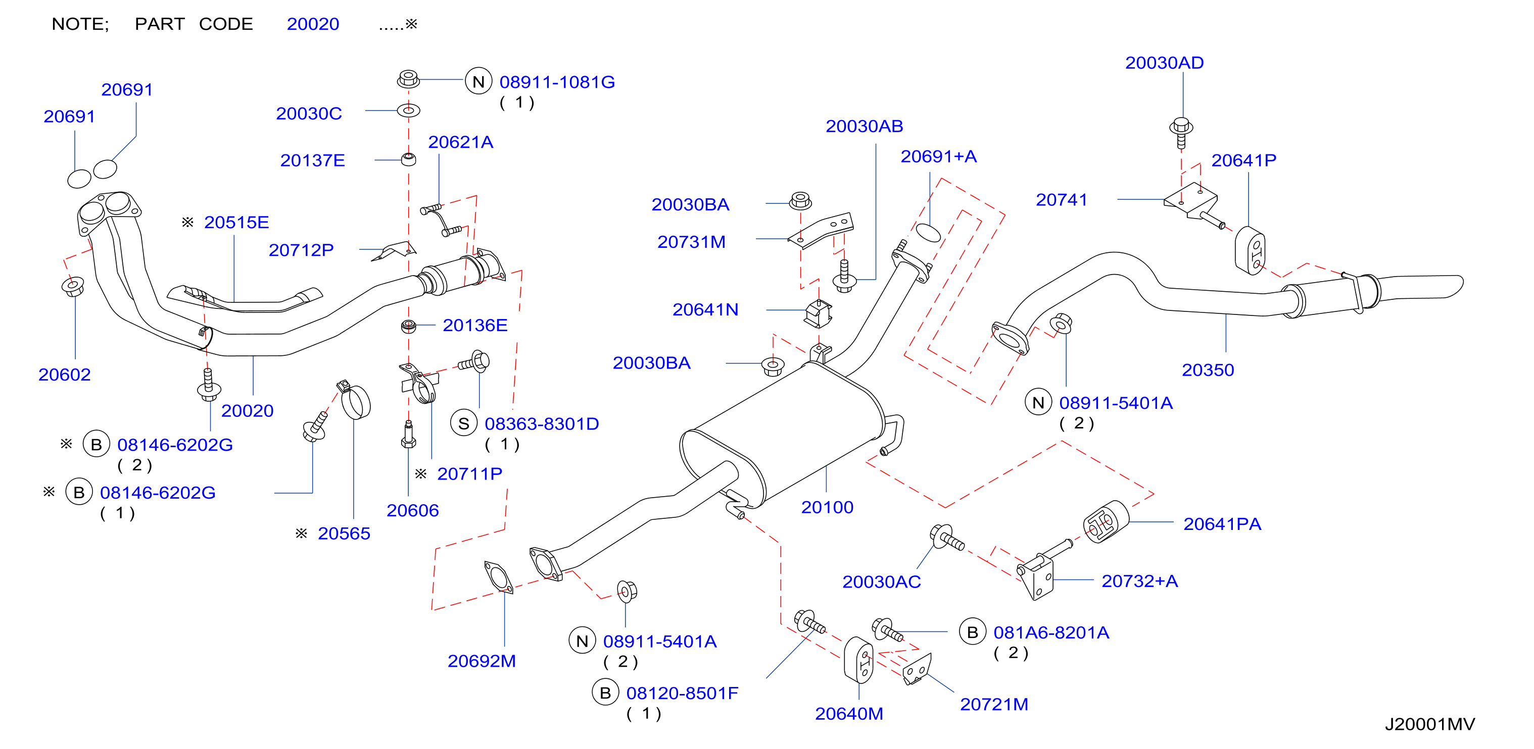 Exhaust Tube Muffler
