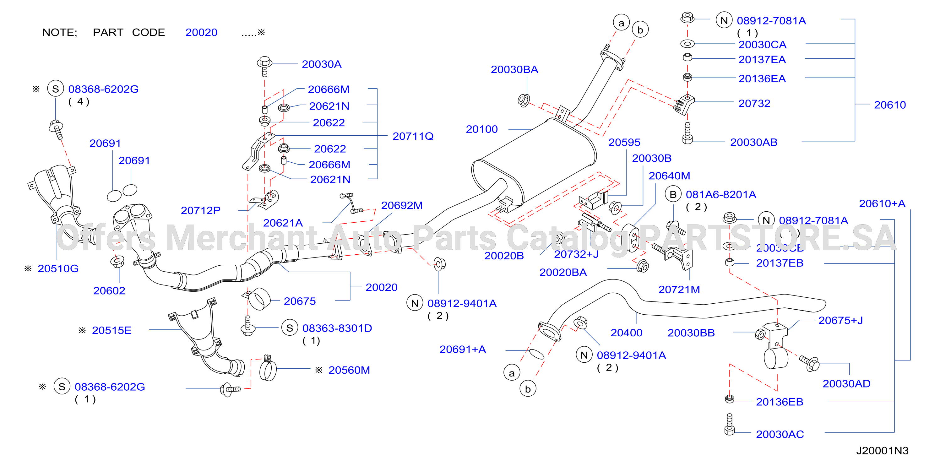 Exhaust Tube Muffler