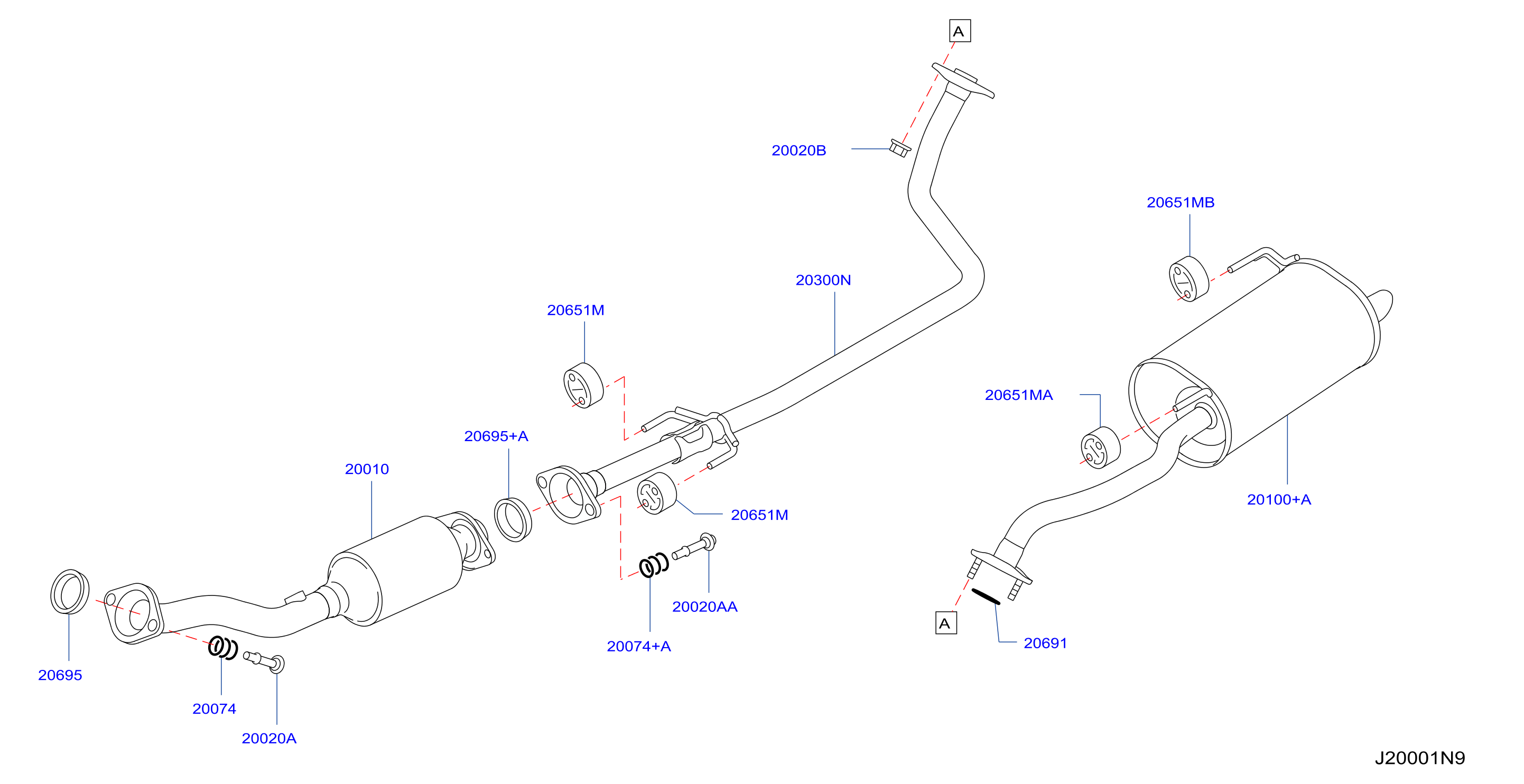 Exhaust Tube Muffler