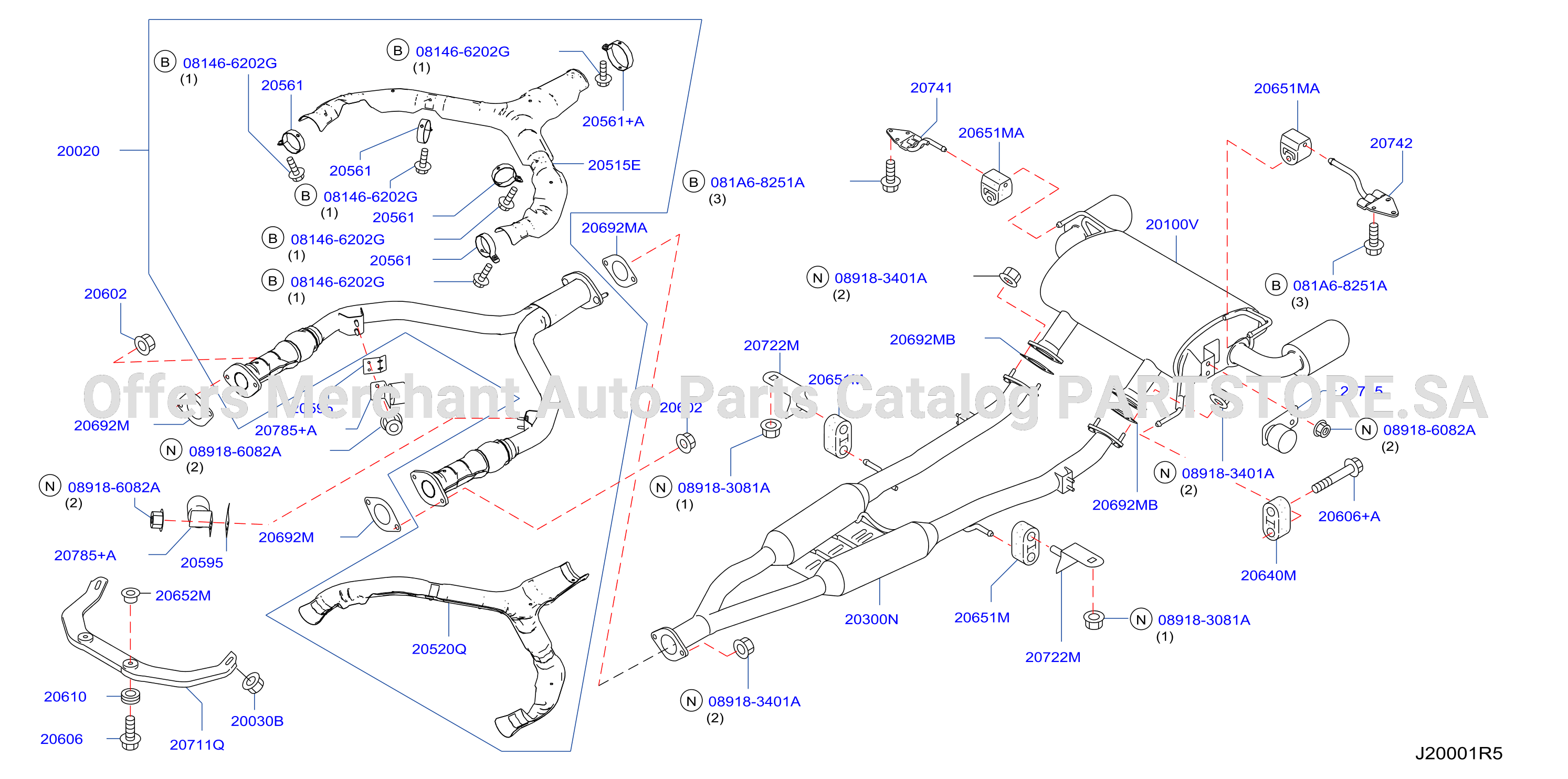 Exhaust Tube Muffler
