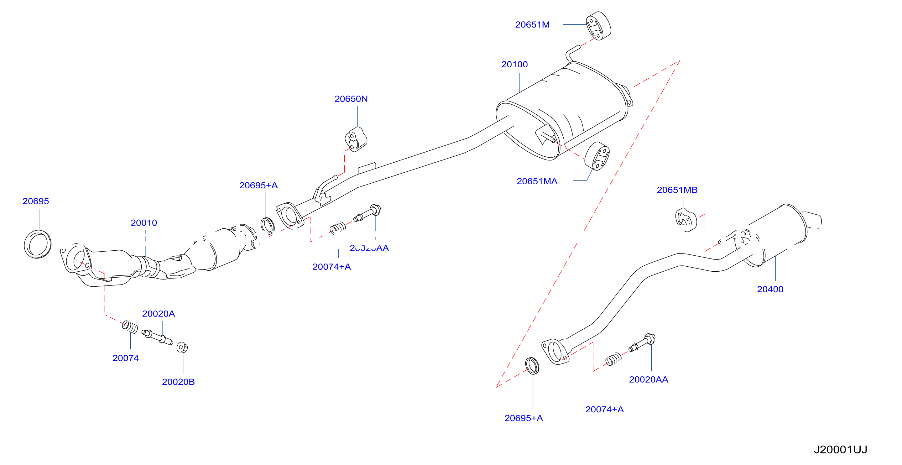Exhaust Tube Muffler