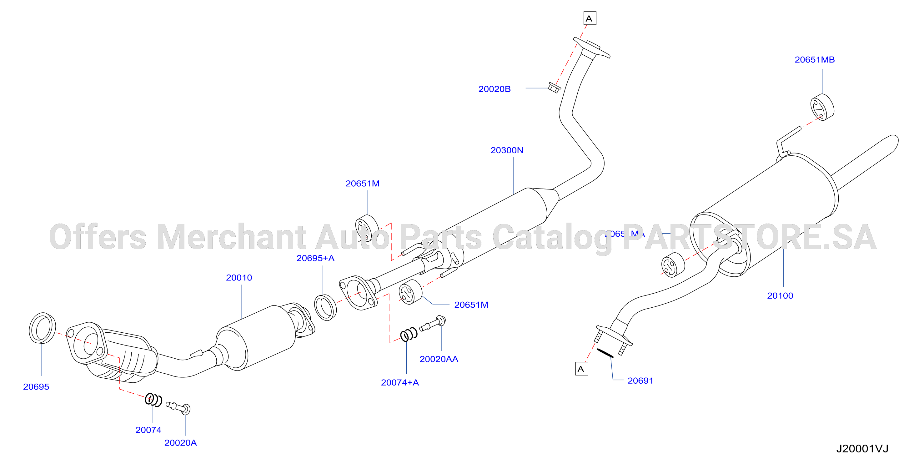 Exhaust Tube Muffler