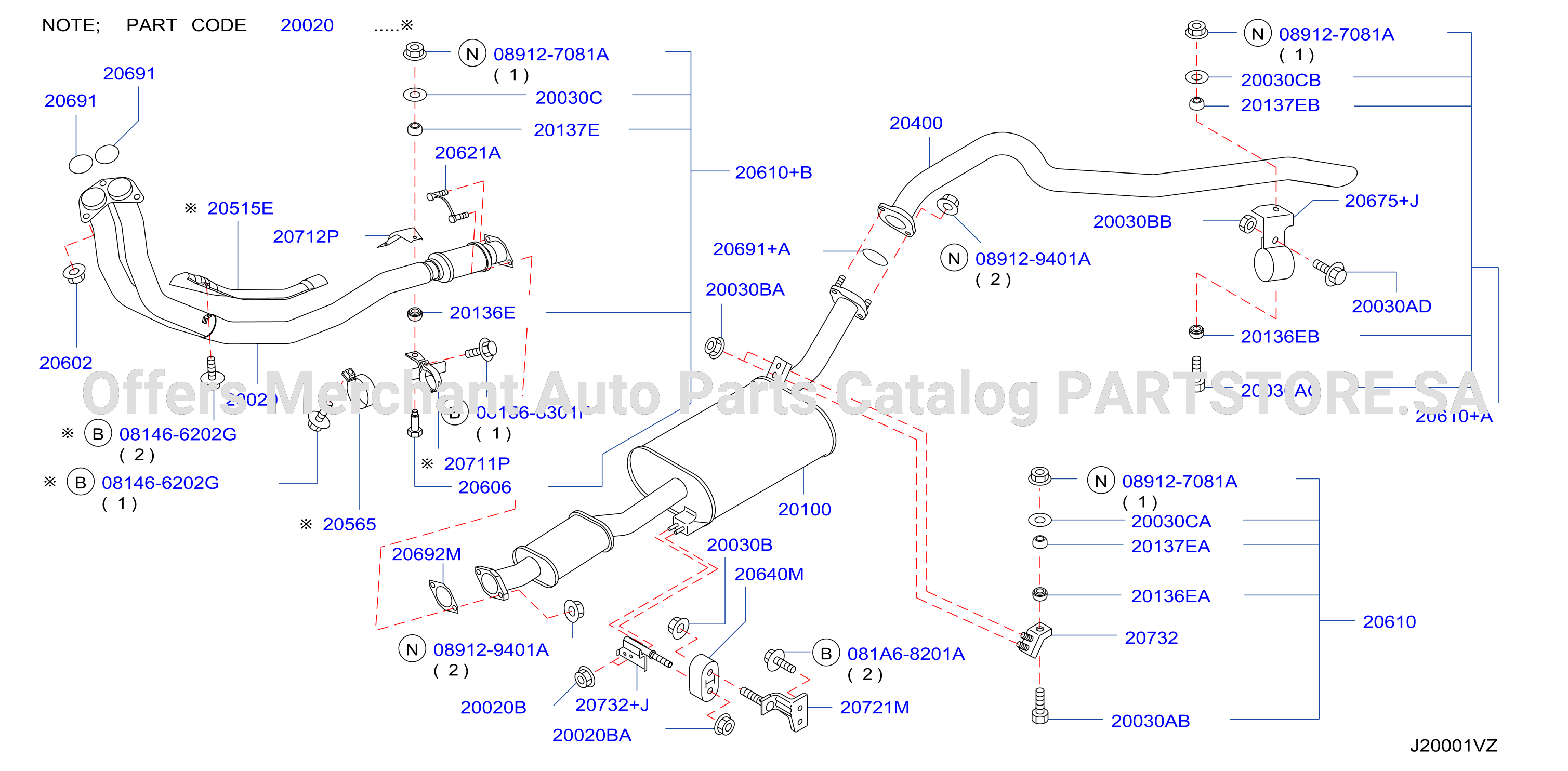 Exhaust Tube Muffler