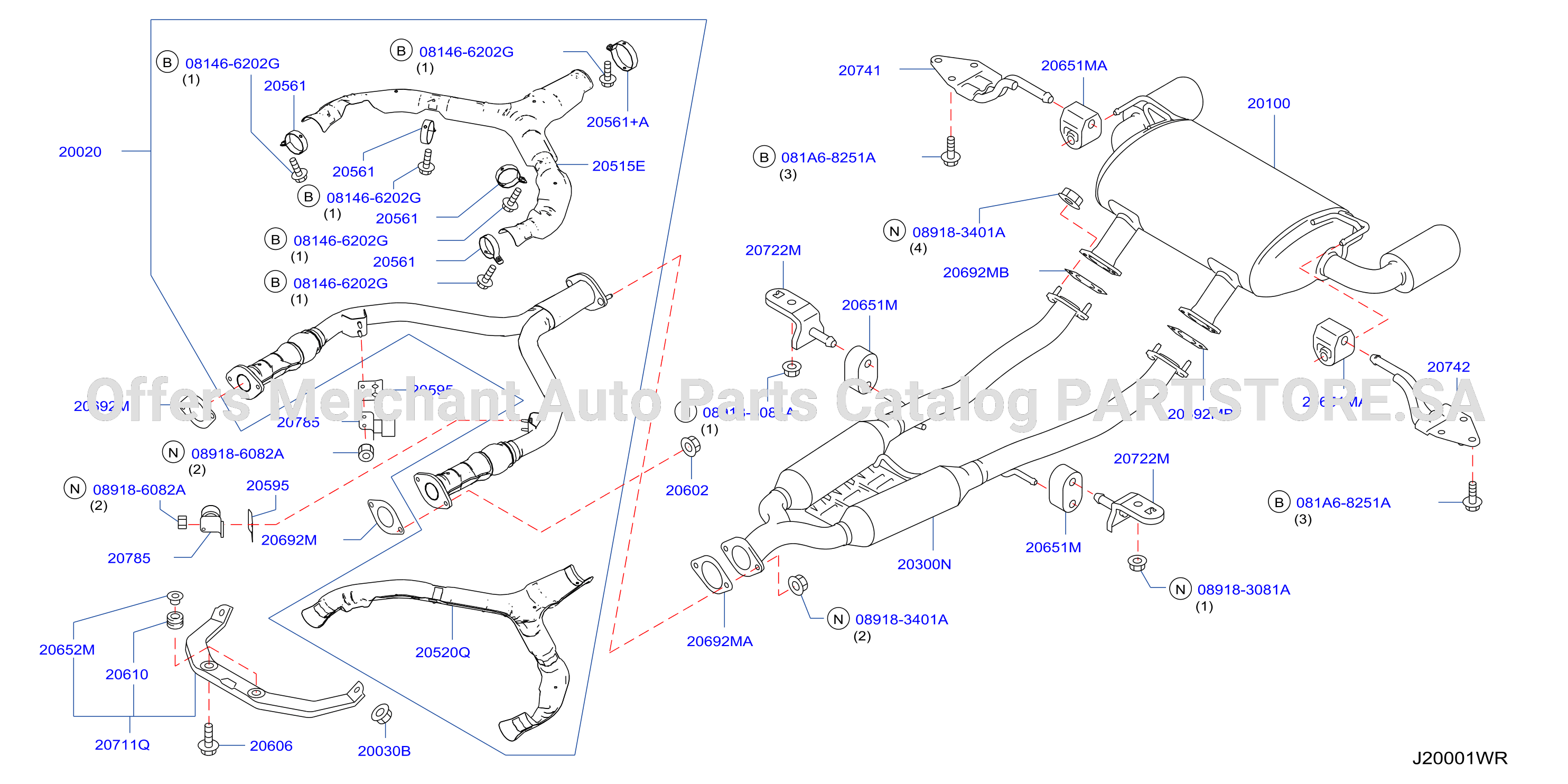 Exhaust Tube Muffler Std