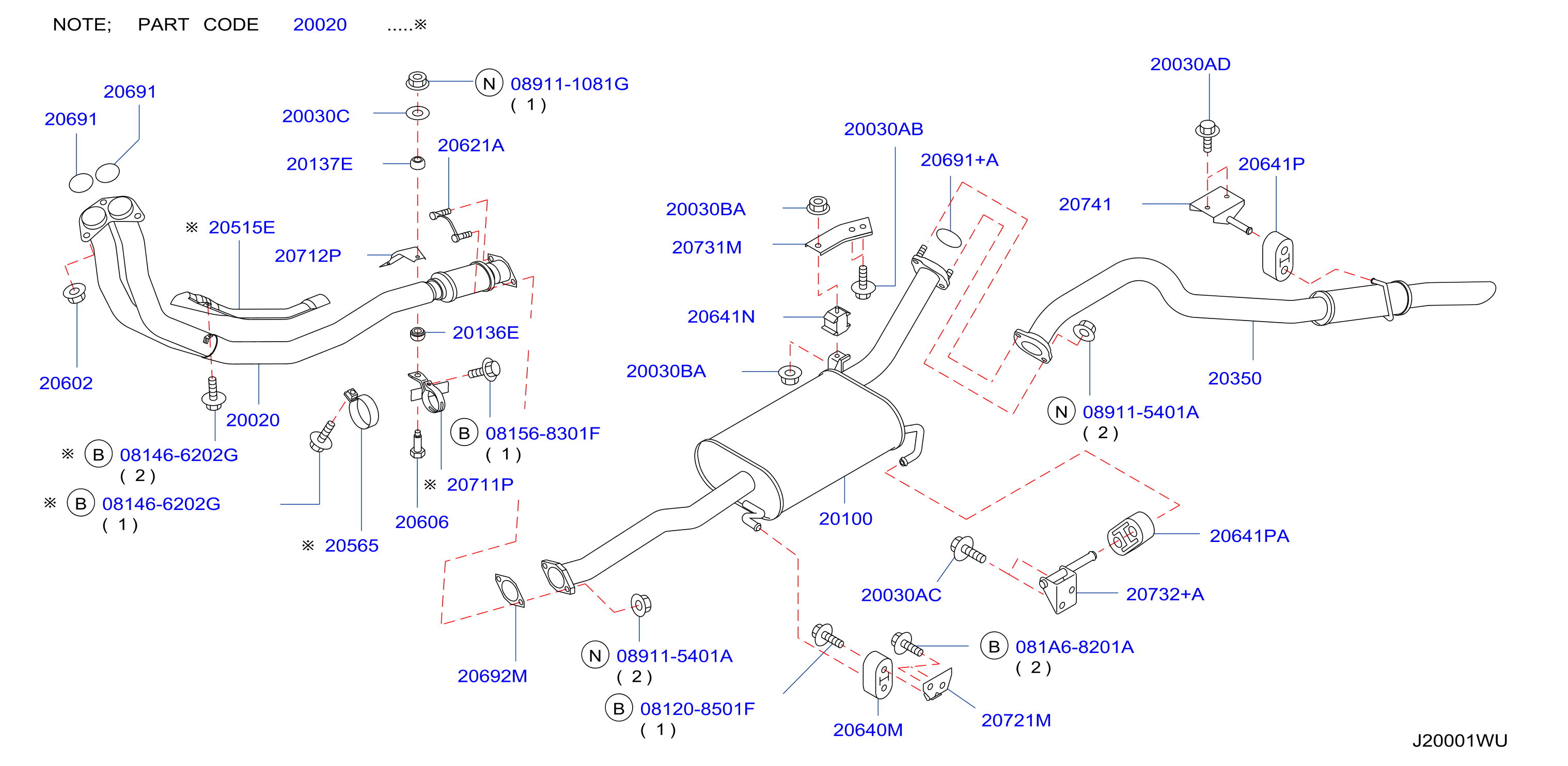 Exhaust Tube Muffler
