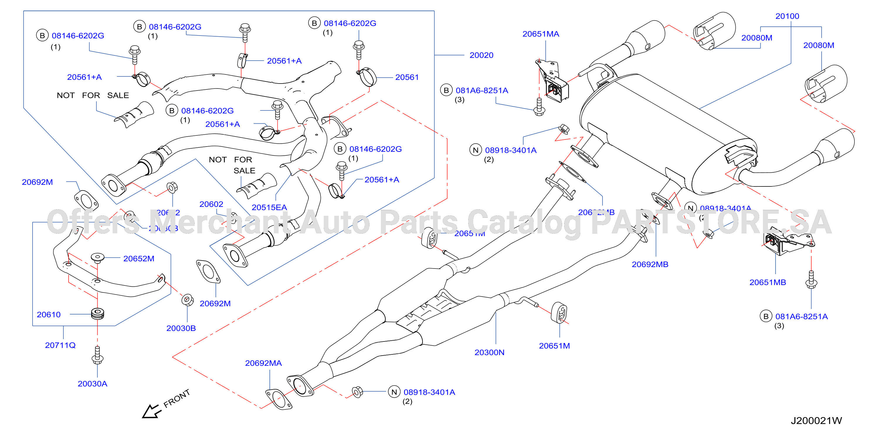 Exhaust Tube Muffler Vq37Vhr Vq35Hr W / Insulator