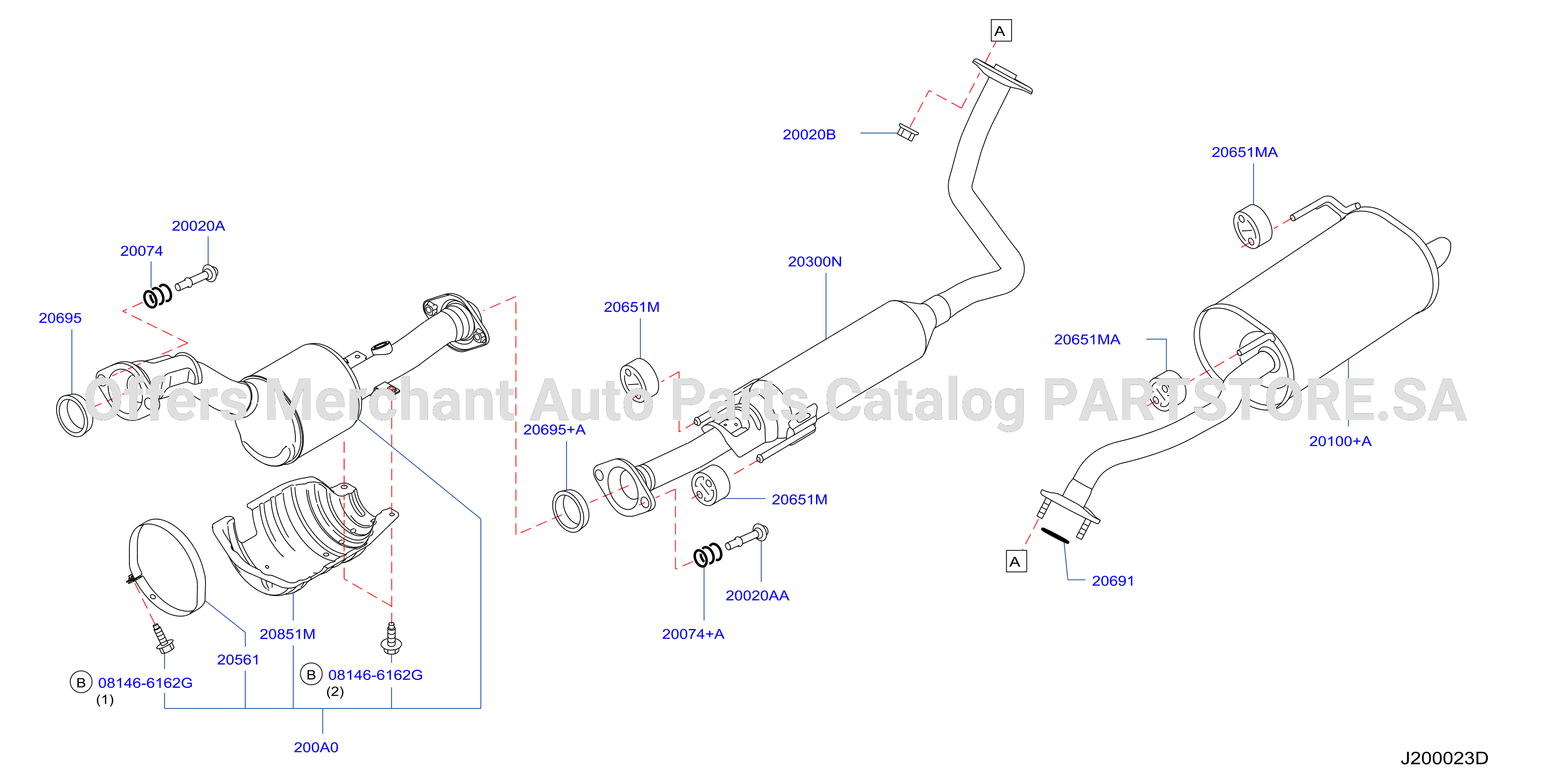Exhaust Tube Muffler