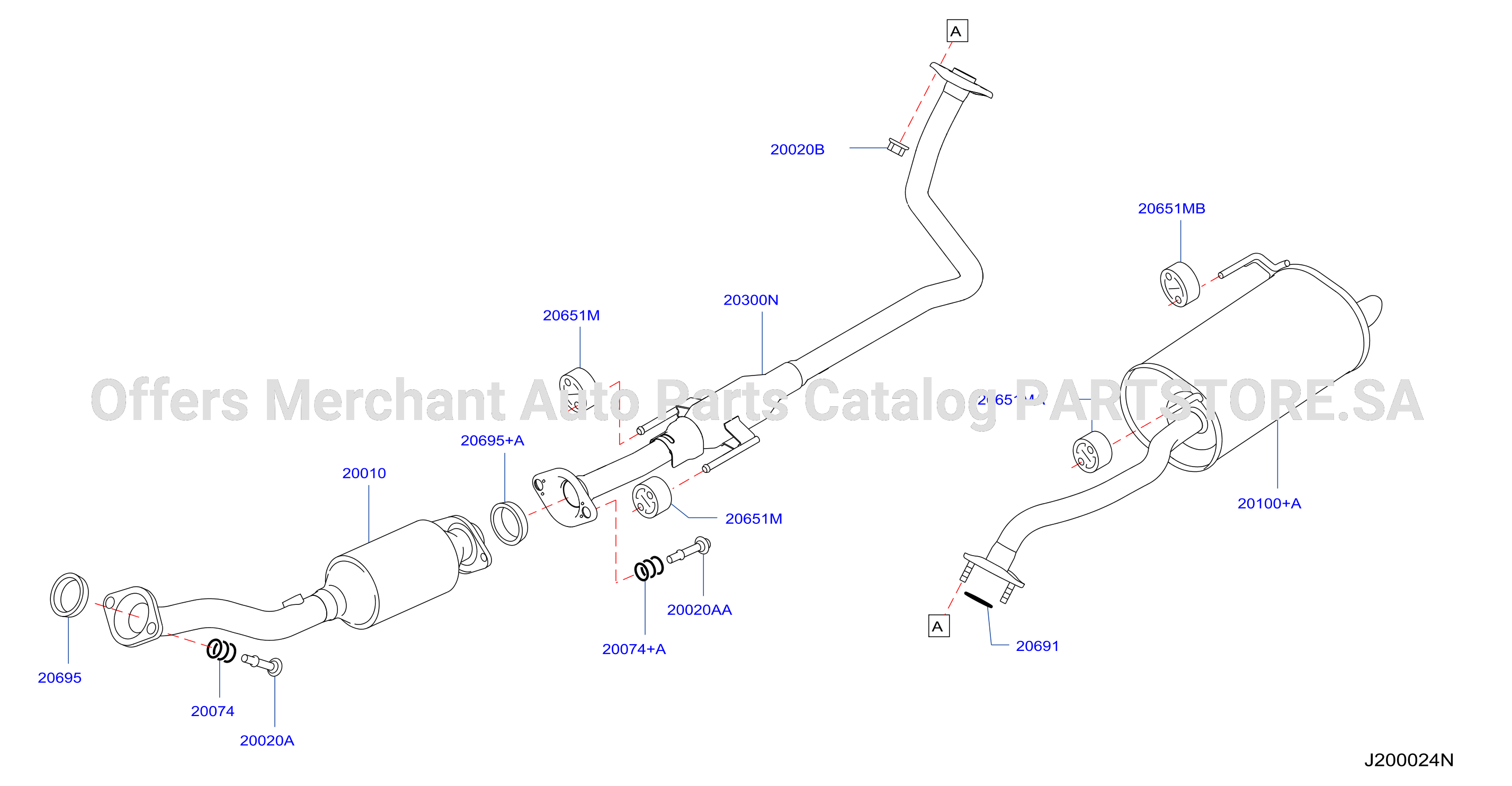 Exhaust Tube Muffler