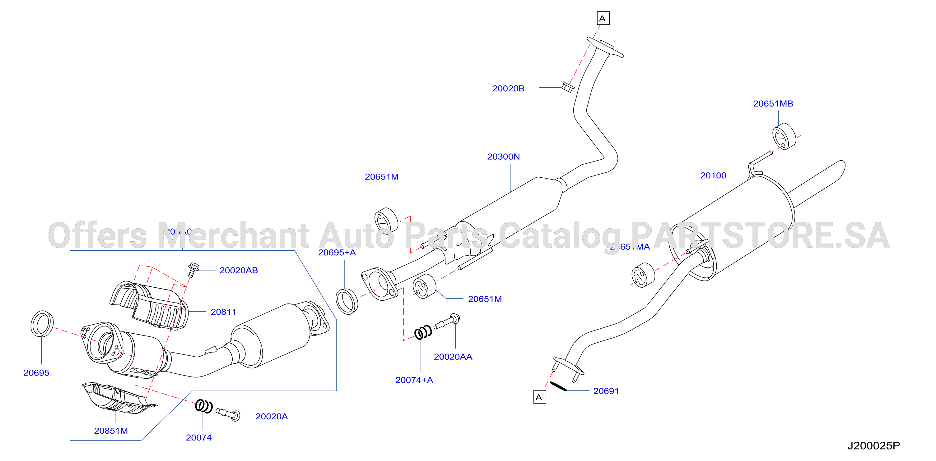 Exhaust Tube Muffler