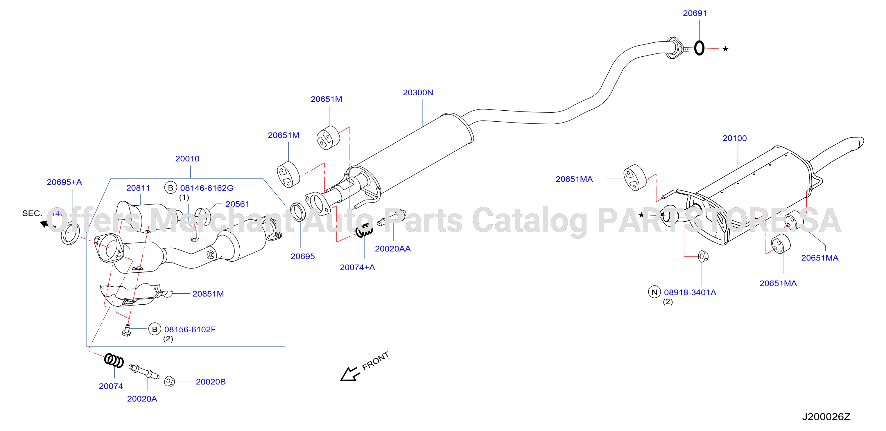 Exhaust Tube Muffler