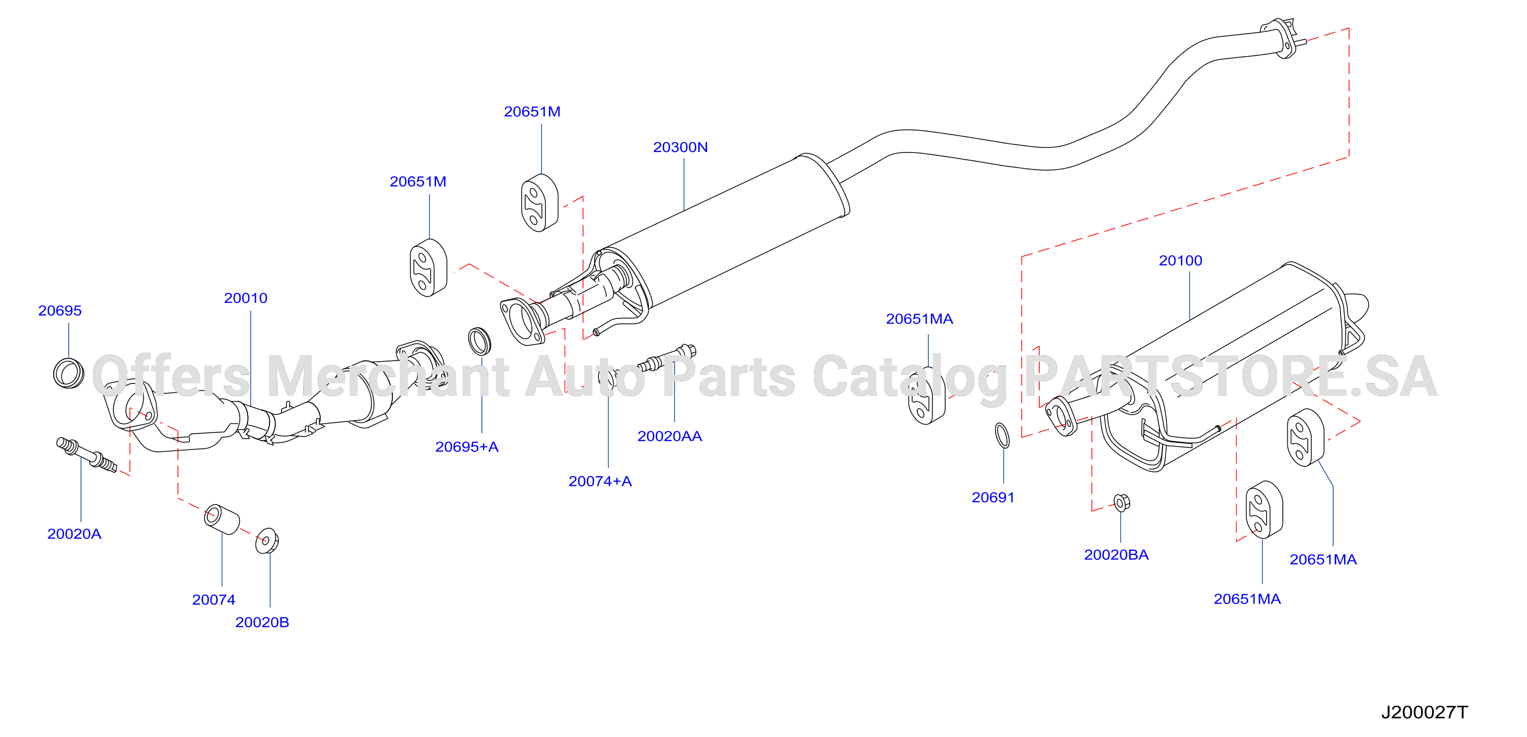 Exhaust Tube Muffler